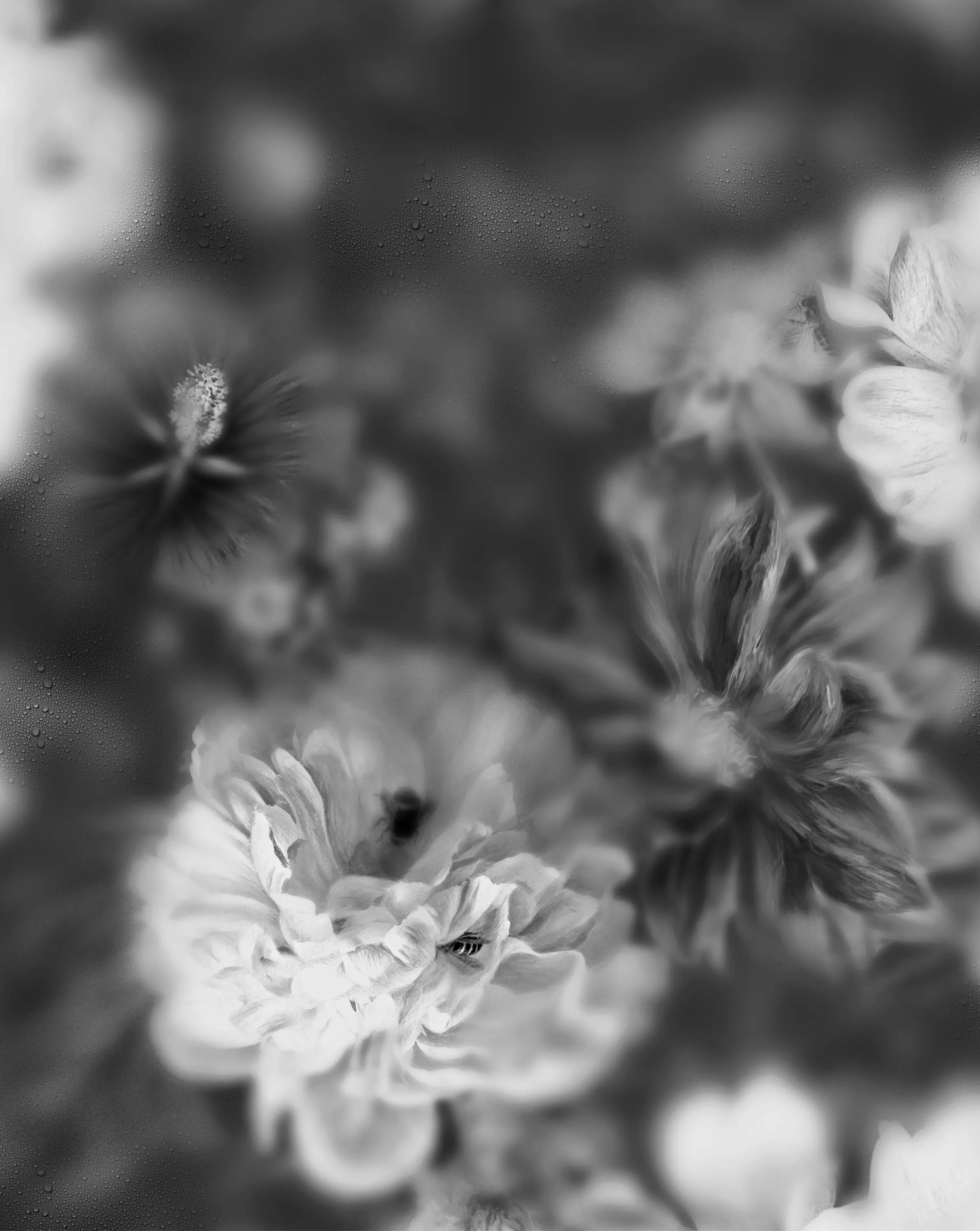 Devon&Devon - Blossom Black&WhiteWallpaper