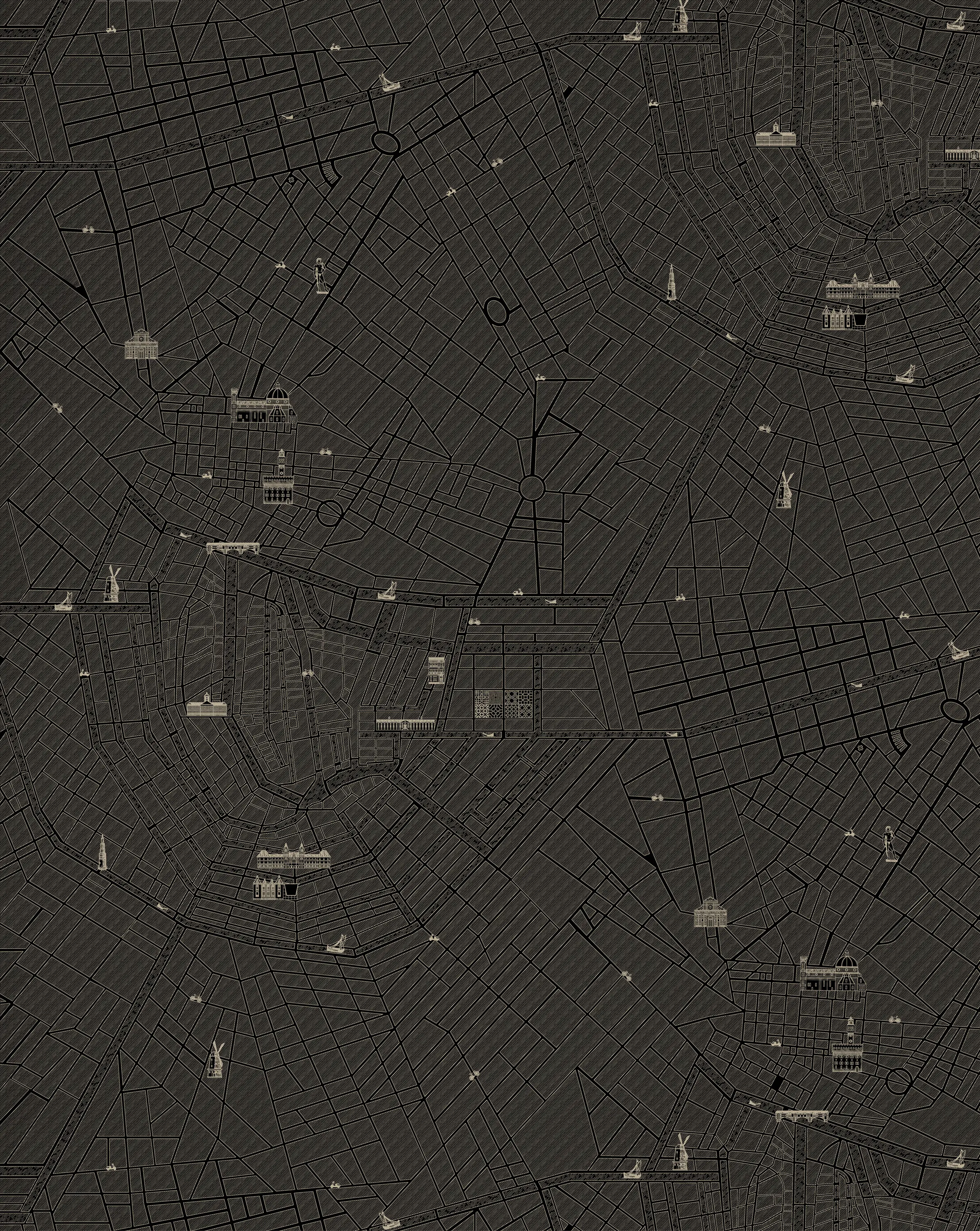 Devon&Devon - Urban Black Wallpaper