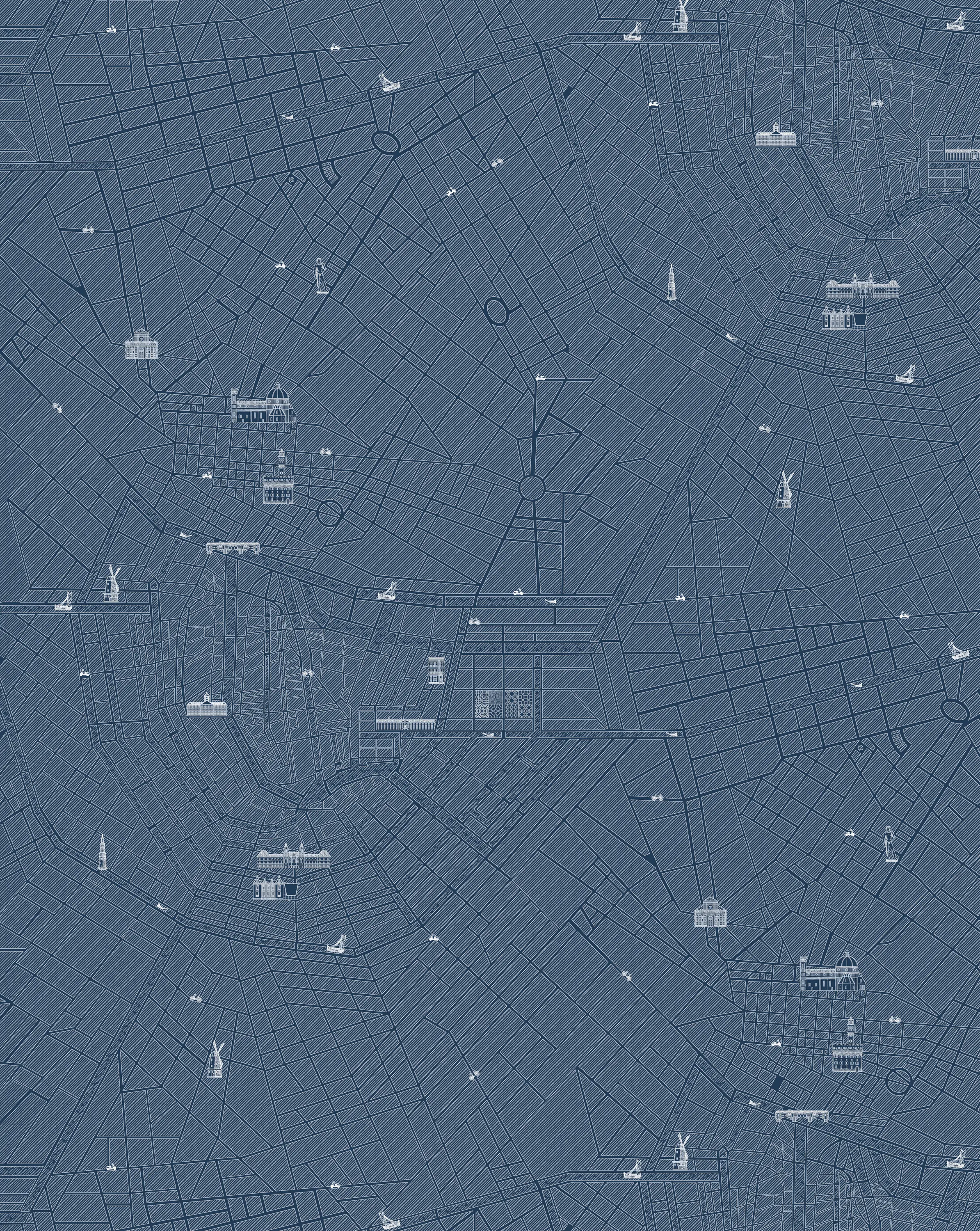 Devon&Devon - Urban Blue Wallpaper