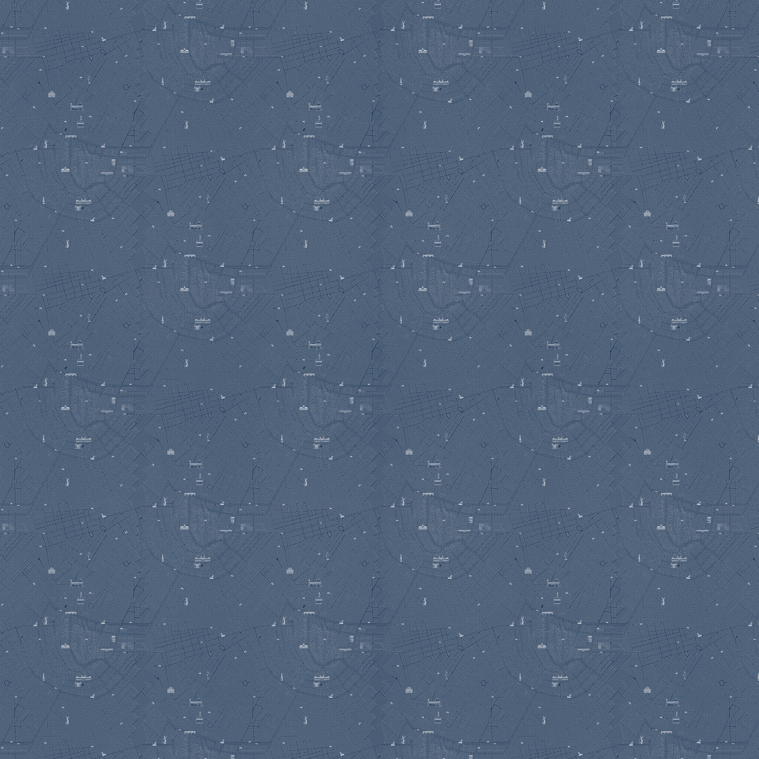 Carta da parati Urban Blue