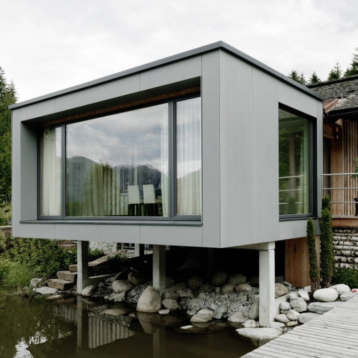 concrete skin | Winter Garden Villa S Austria