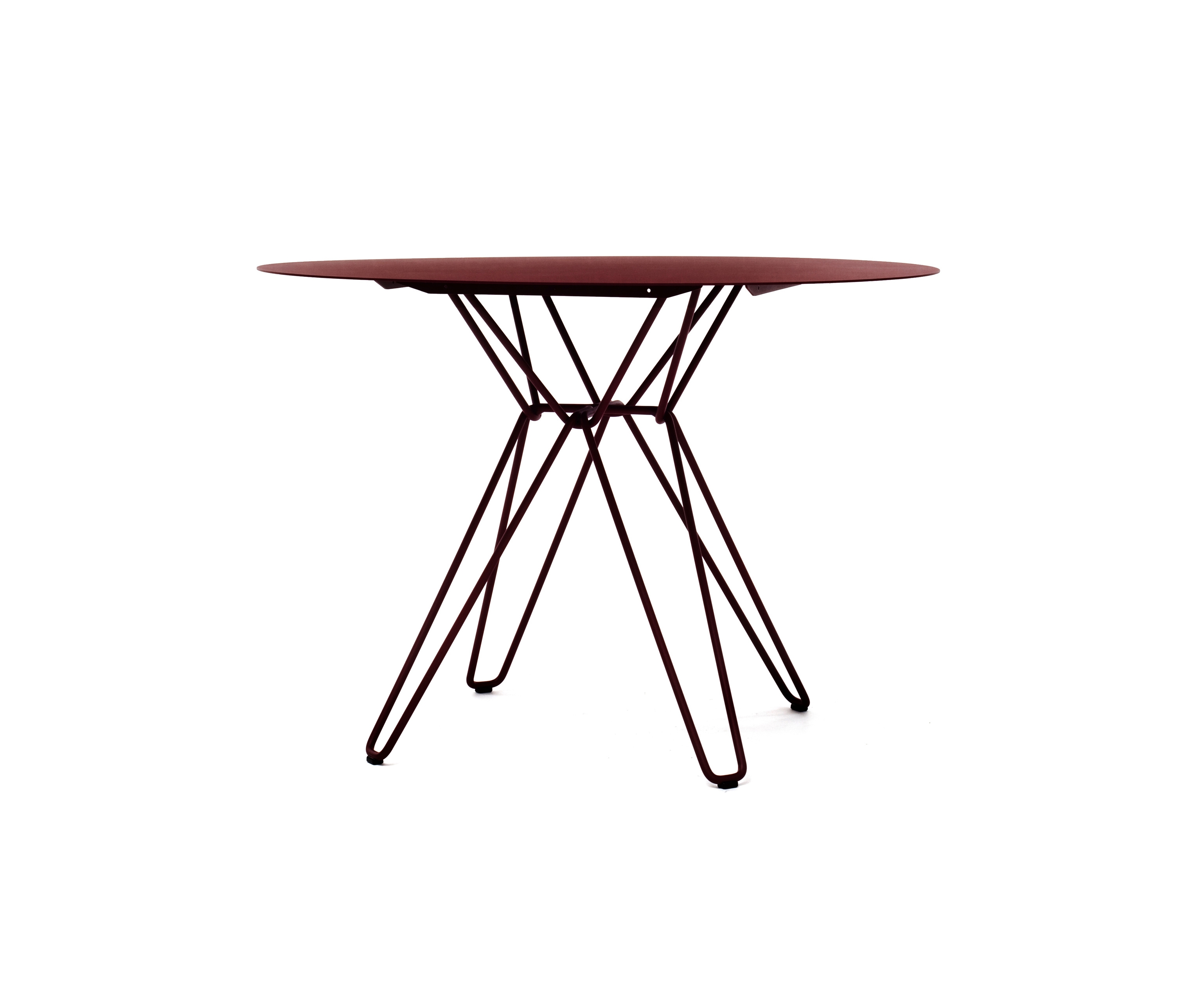 Produkt Tio Circular Dining Table Metal des Herstellers Massproductions anzeigen