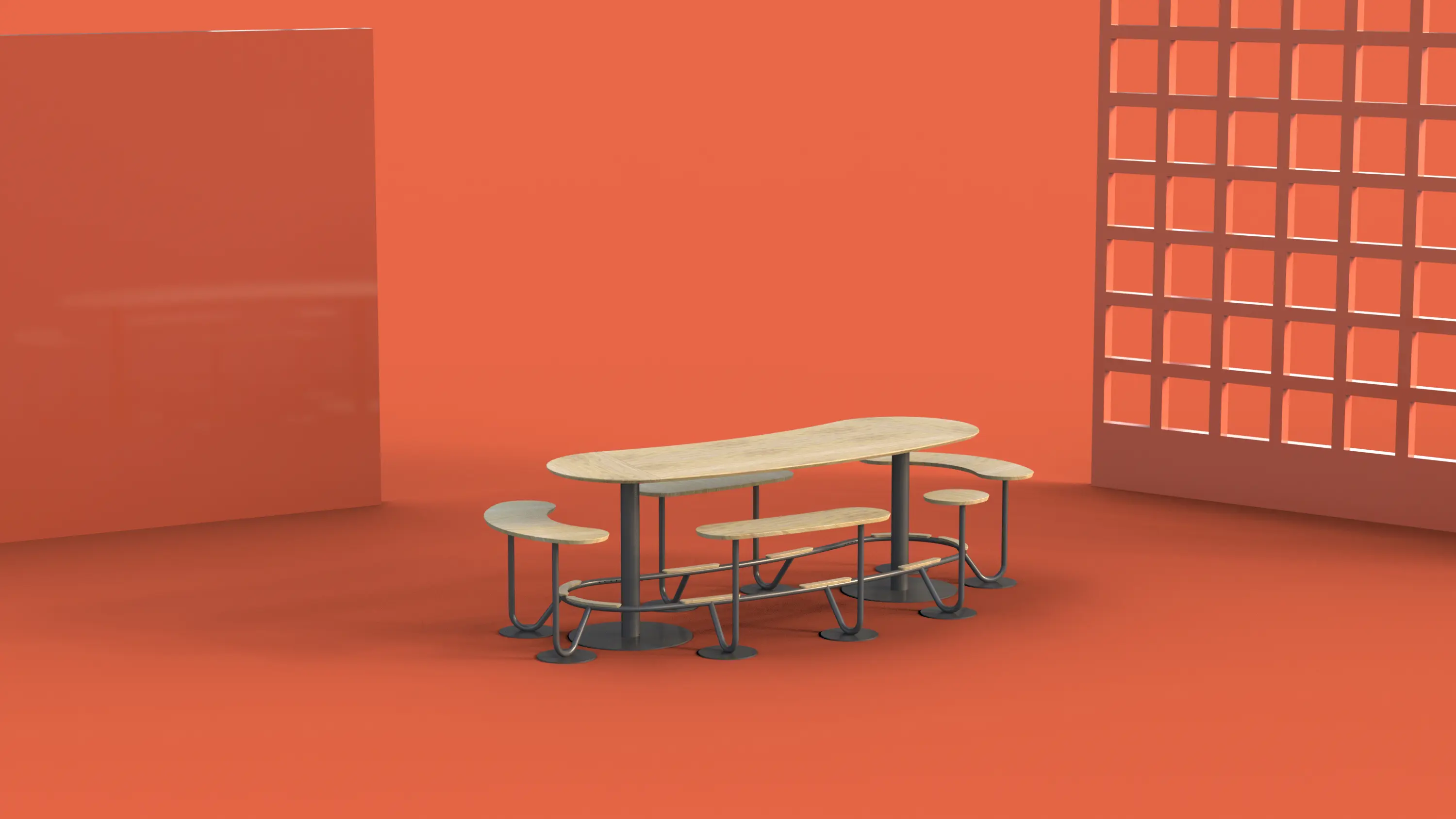 Green Furniture Concept - Seamless Table