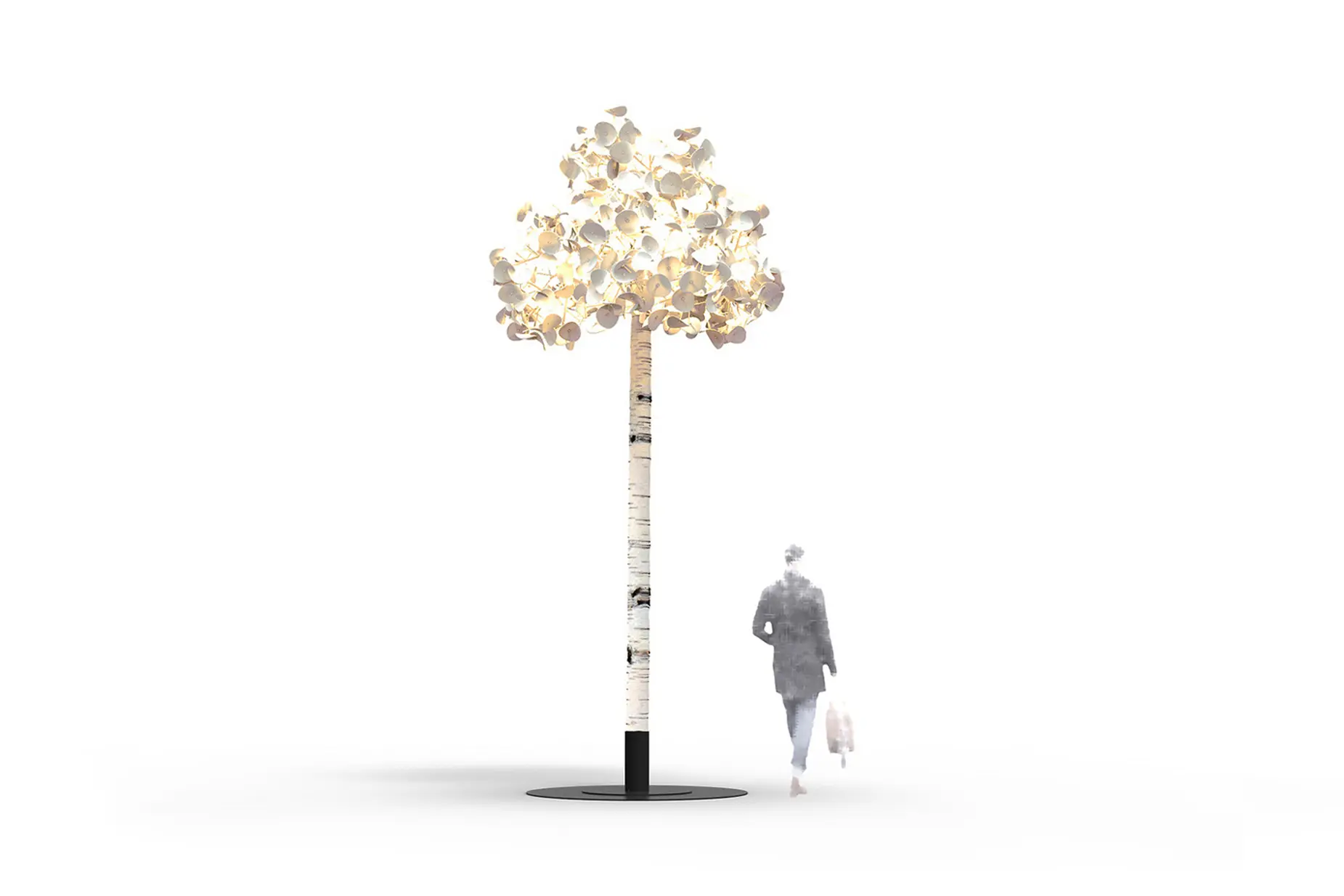 Green Furniture Concept - Leaf Lamp Tree M