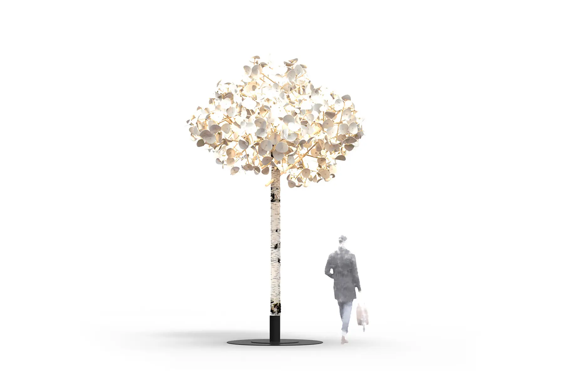 Green Furniture Concept - Leaf Lamp Tree L
