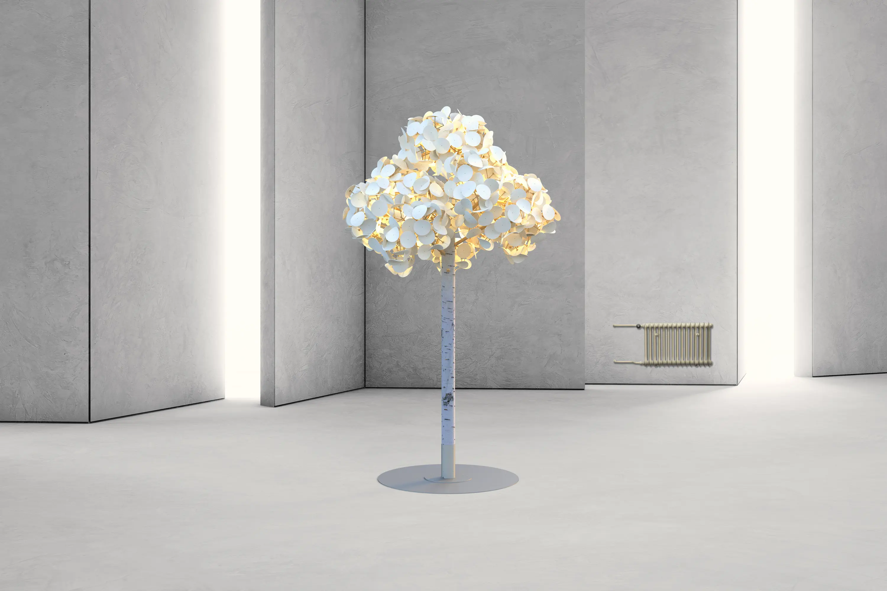Green Furniture Concept - Leaf Lamp Tree S