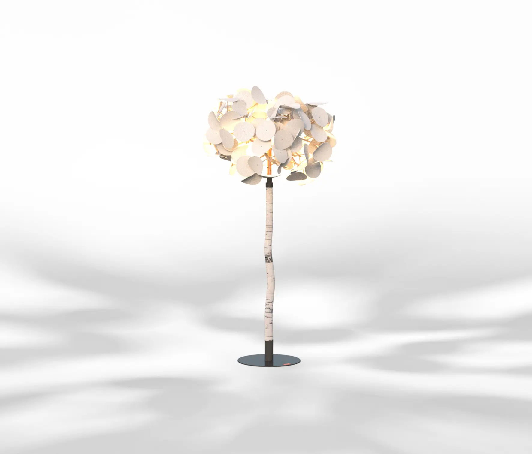 Green Furniture Concept - Leaf Lamp Tree S