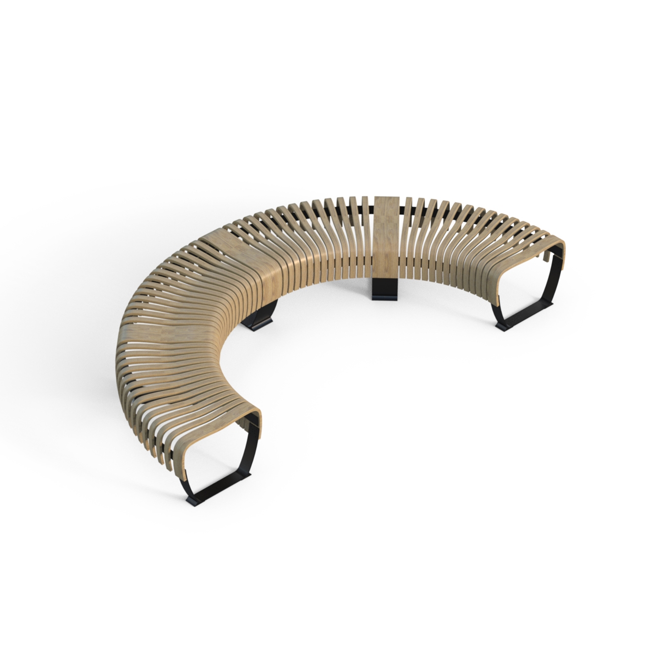 Display product Nova C Bench Bracket configuration from manufacturer Green Furniture Concept
