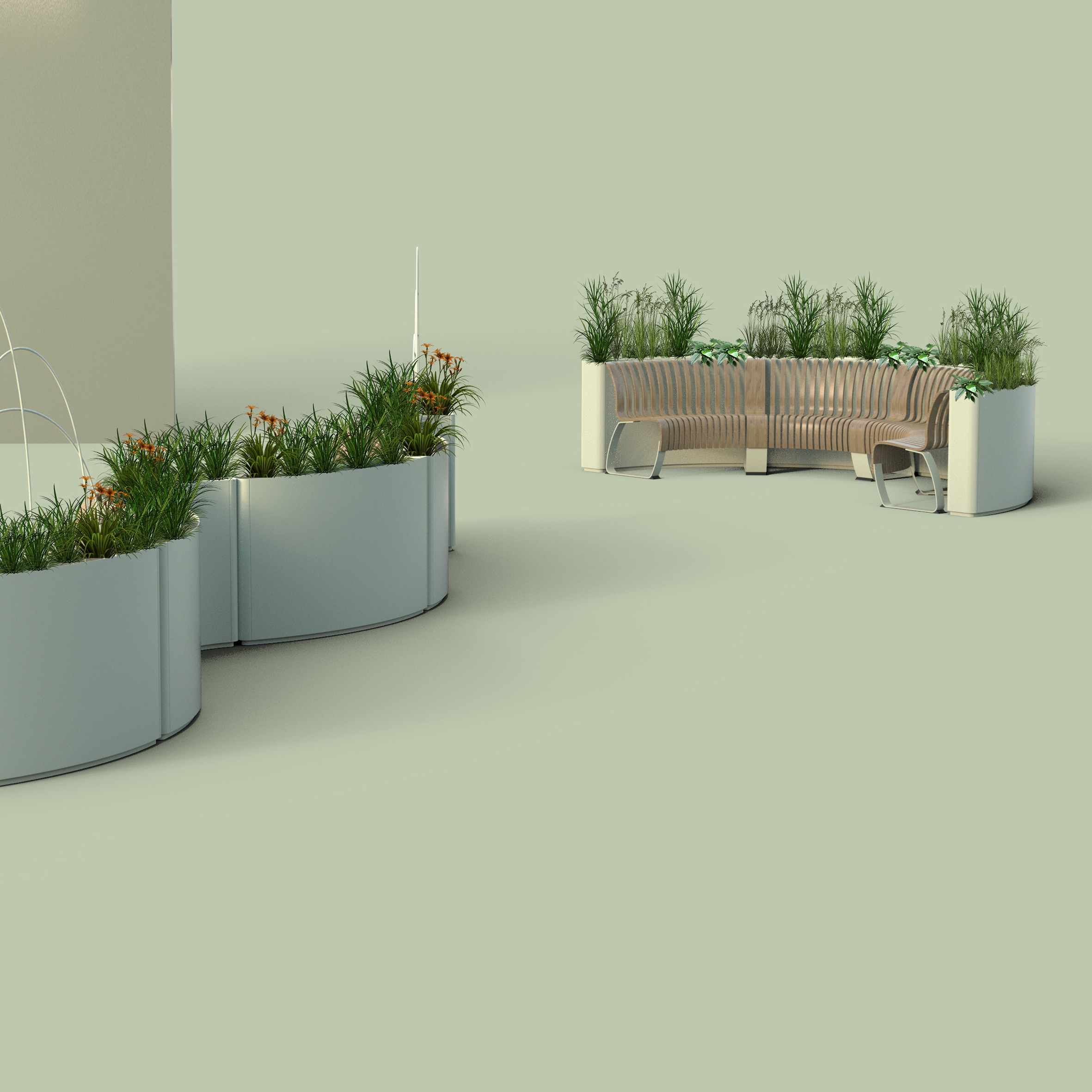 Display product Planter Divider from manufacturer Green Furniture Concept