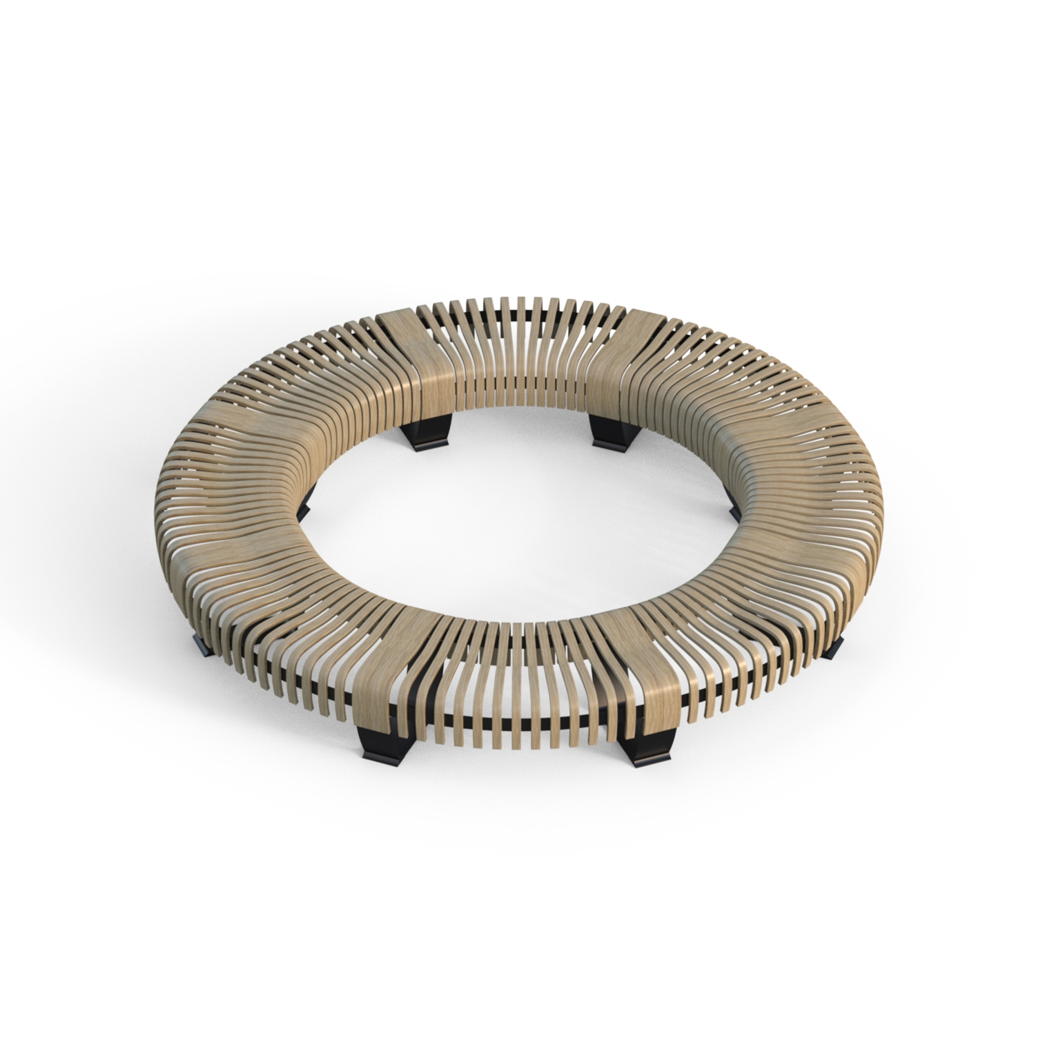 Display product Nova C Bench Circle configuration from manufacturer Green Furniture Concept