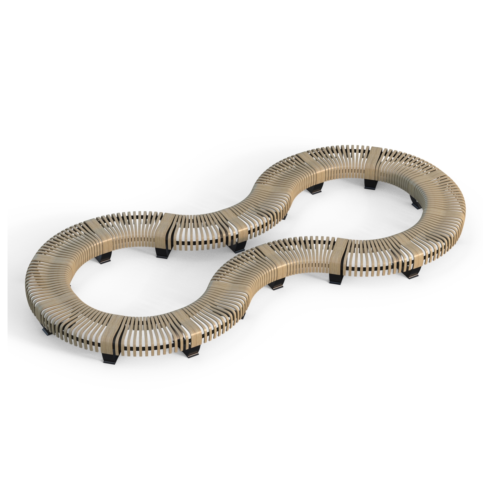 Display product Nova C Bench Infinity configuration from manufacturer Green Furniture Concept
