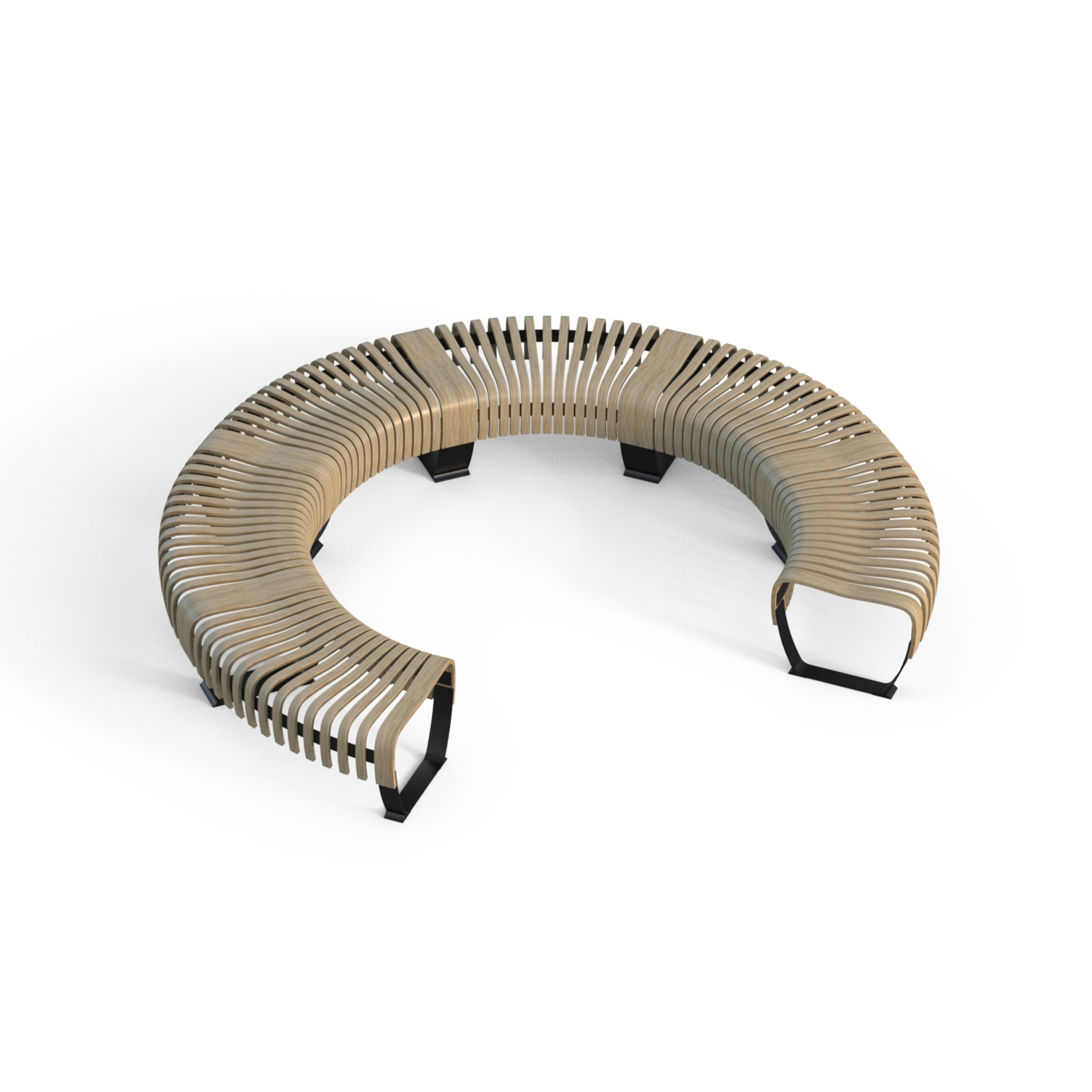 Display product Nova C Bench Omega configuration from manufacturer Green Furniture Concept