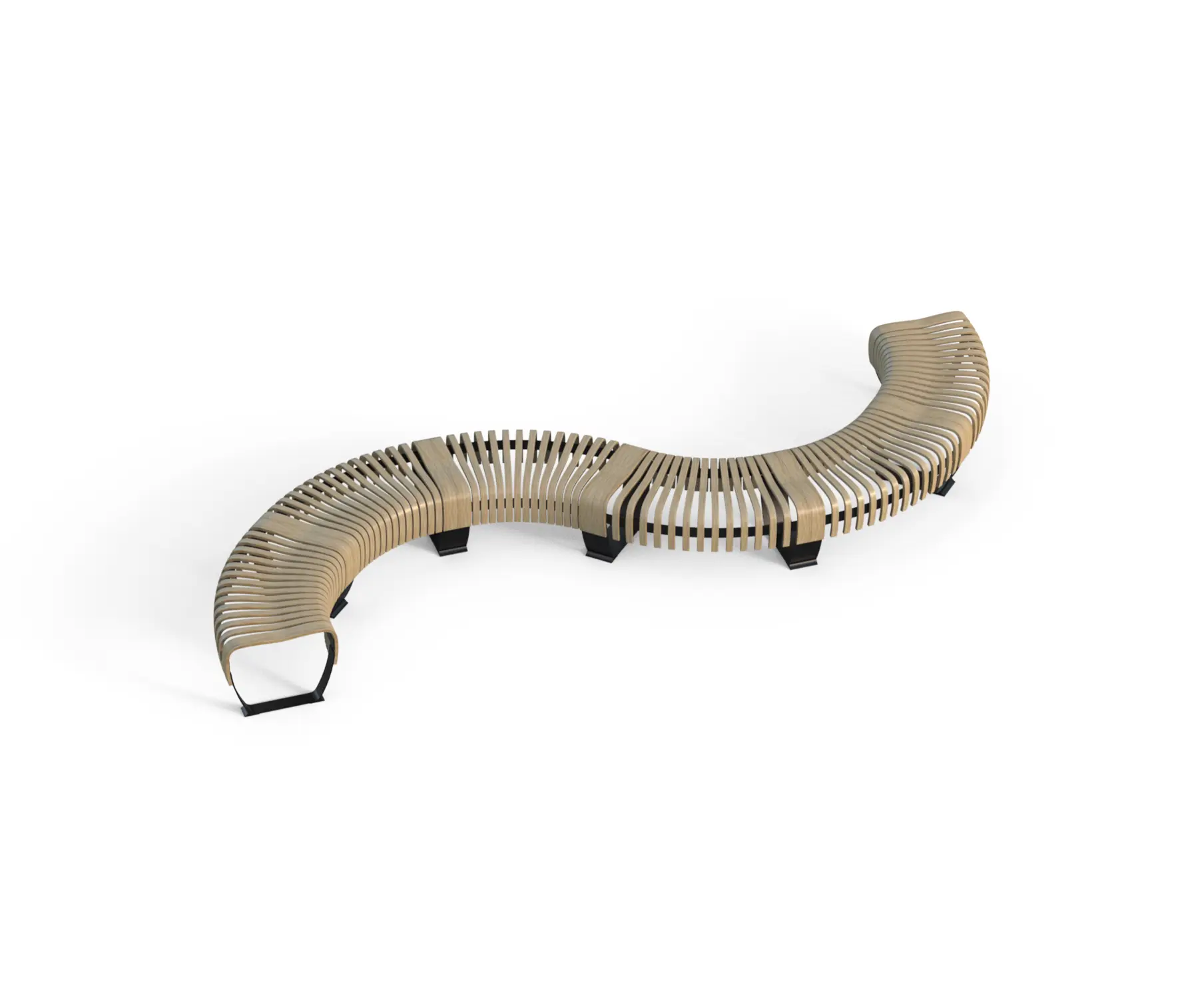 Green Furniture Concept - Nova C Bench Tilde configuration