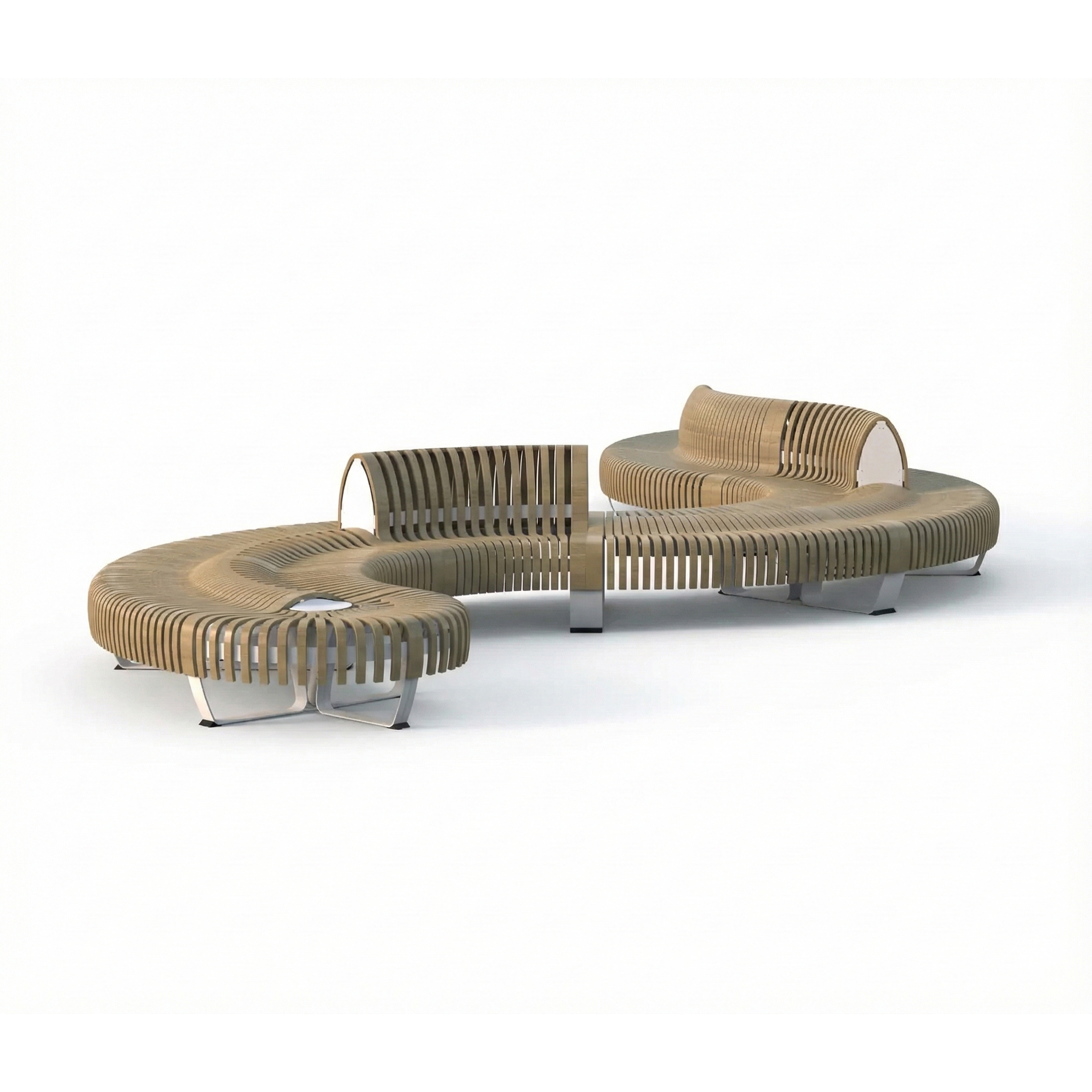 Display product Nova C Double bench from manufacturer Green Furniture Concept