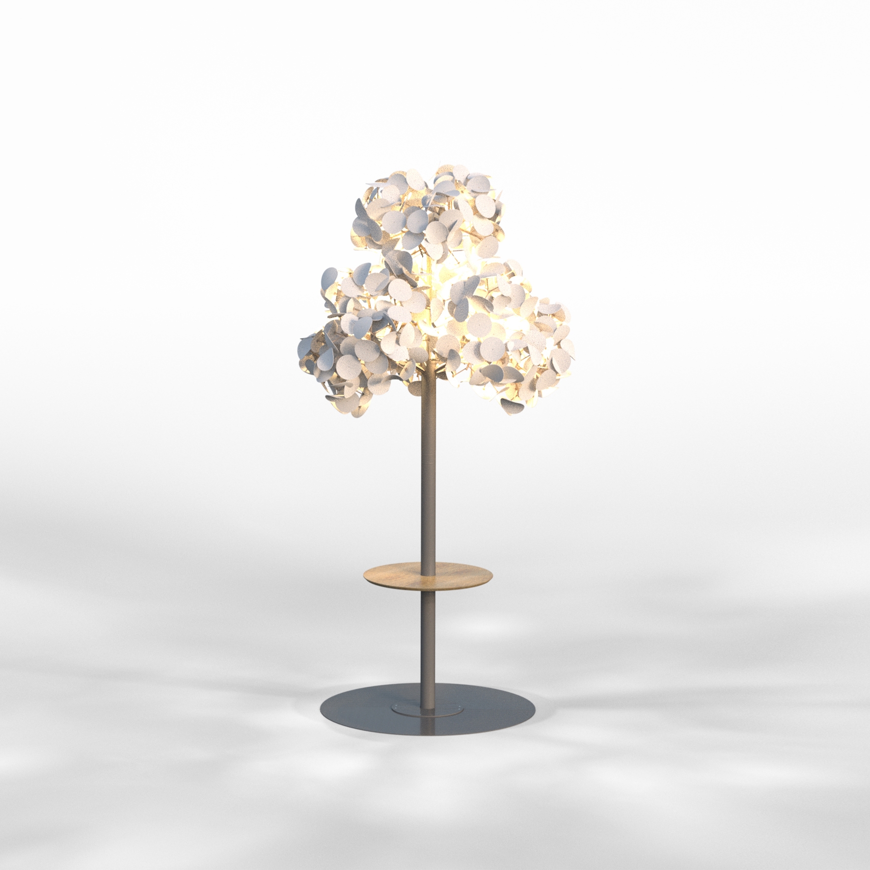 Produkt Leaf Lamp Link Tree M w/Round Table des Herstellers Green Furniture Concept anzeigen