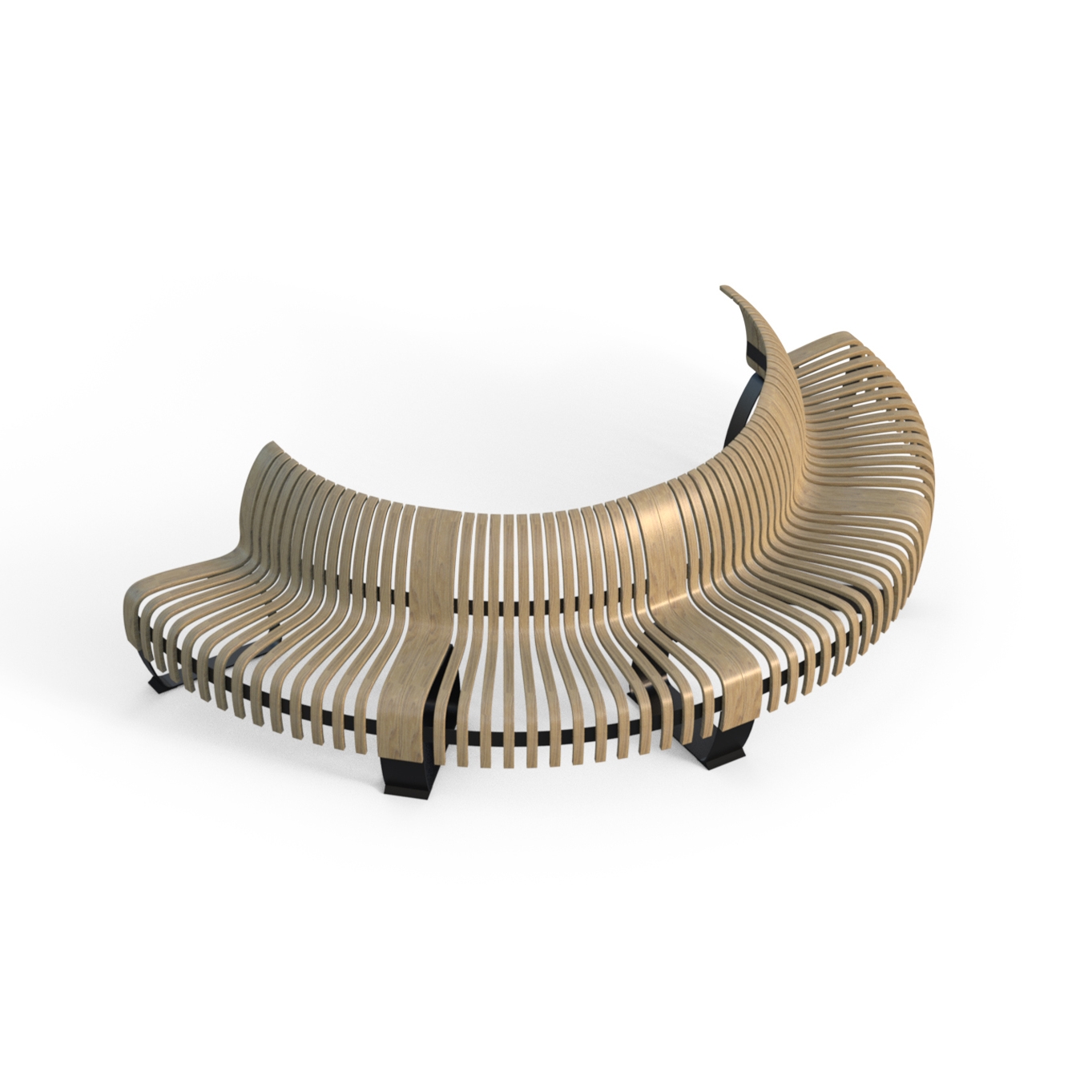 Display product Nova C Back Bracket Convex configuration from manufacturer Green Furniture Concept