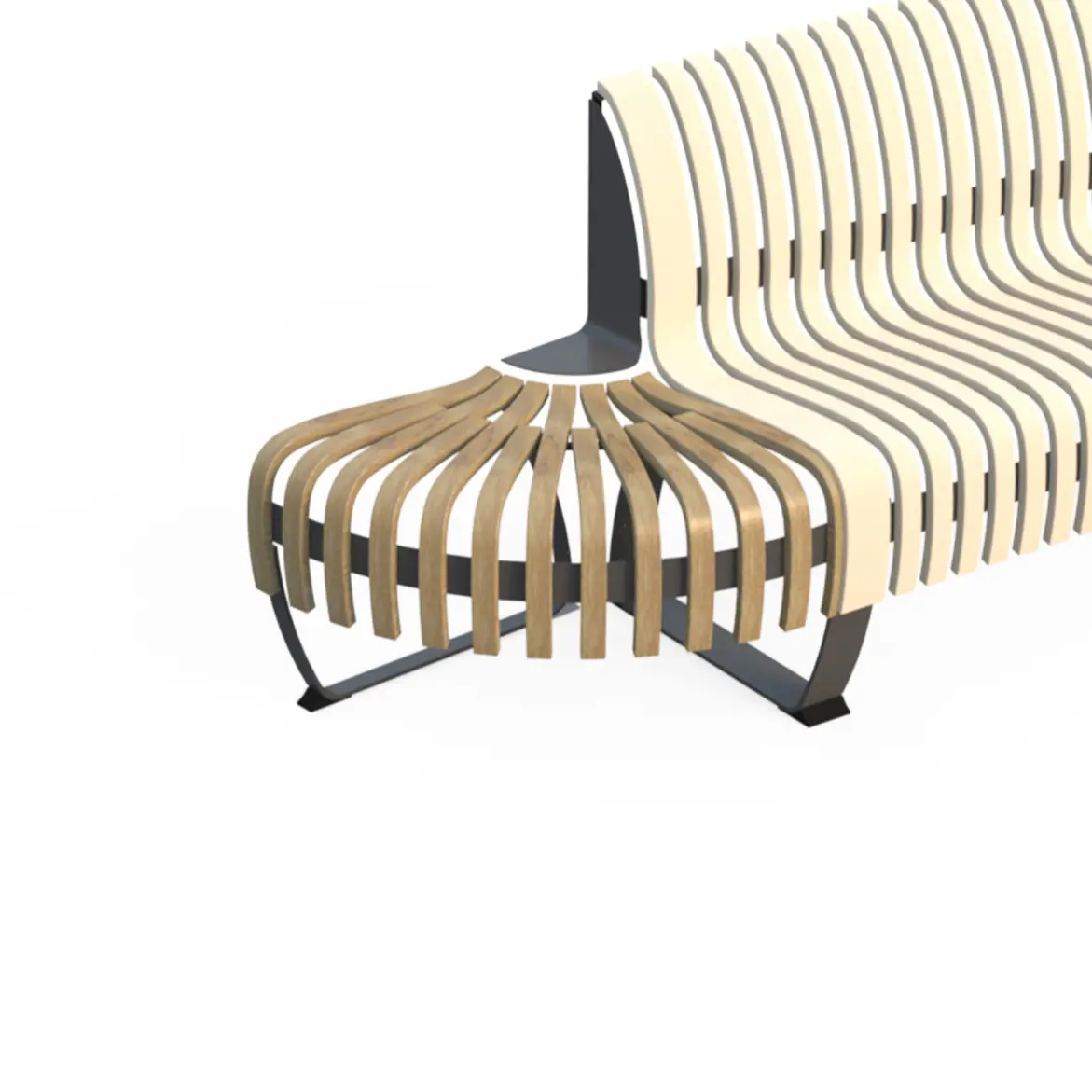 Green Furniture Concept - Nova C Back Elevation Endpiece L