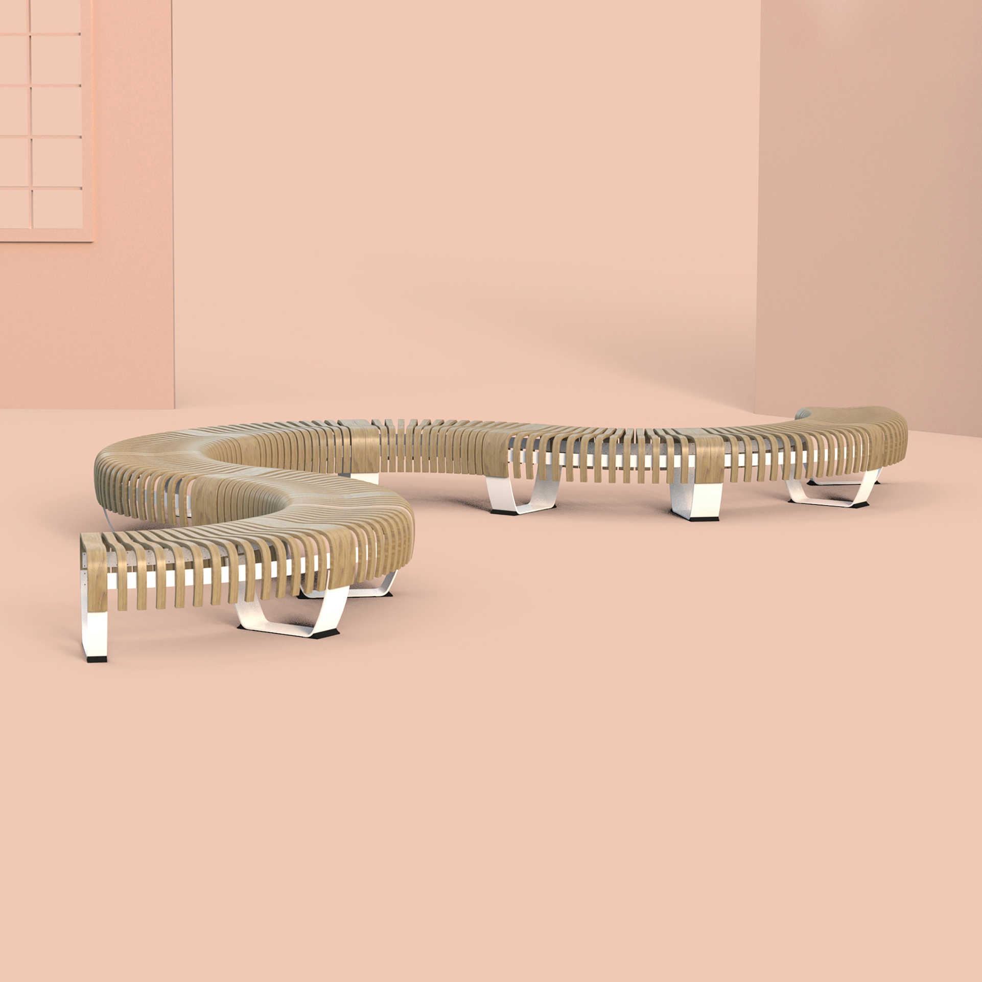 Display product Nova C Bench from manufacturer Green Furniture Concept