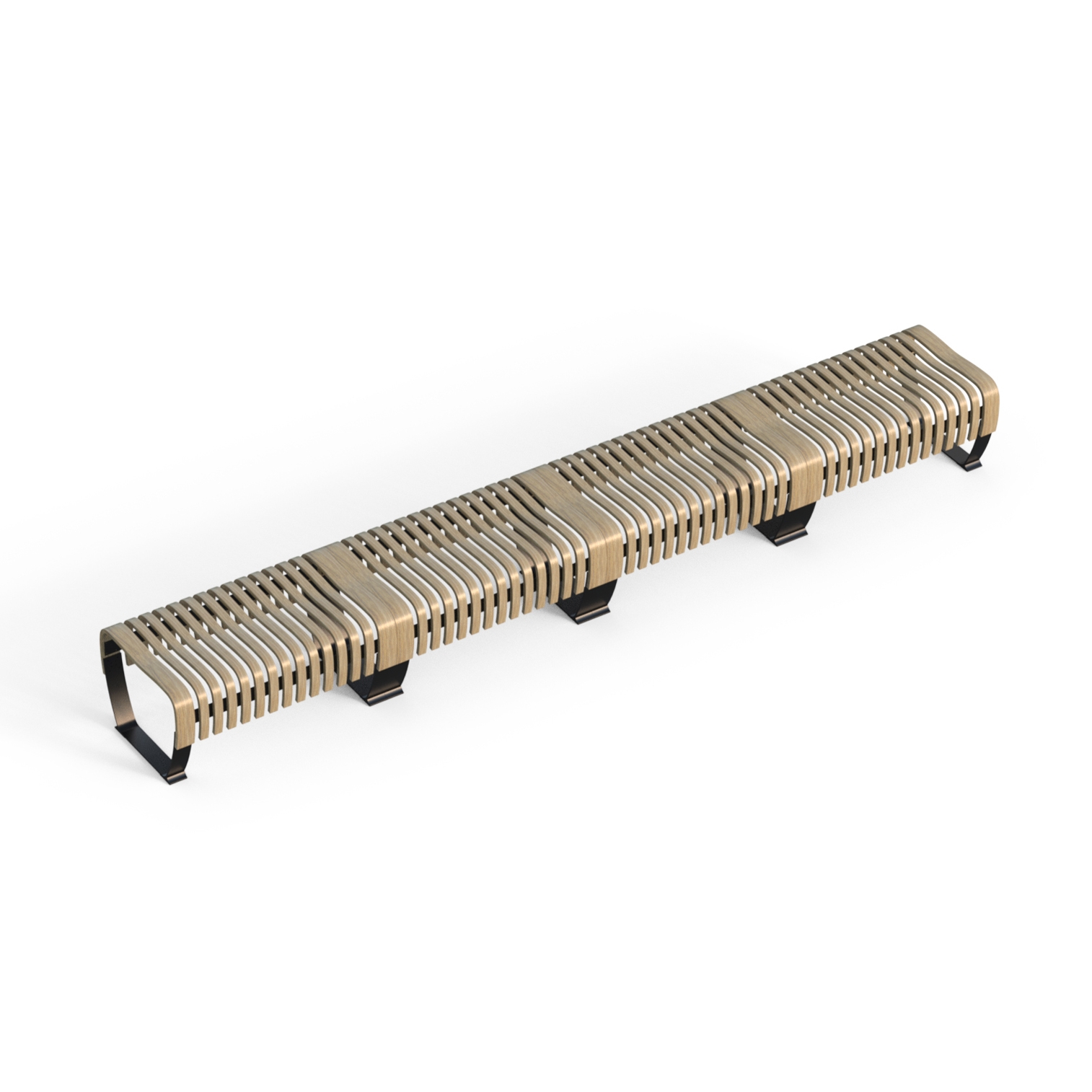 Display product Nova C Bench Straight configuration from manufacturer Green Furniture Concept