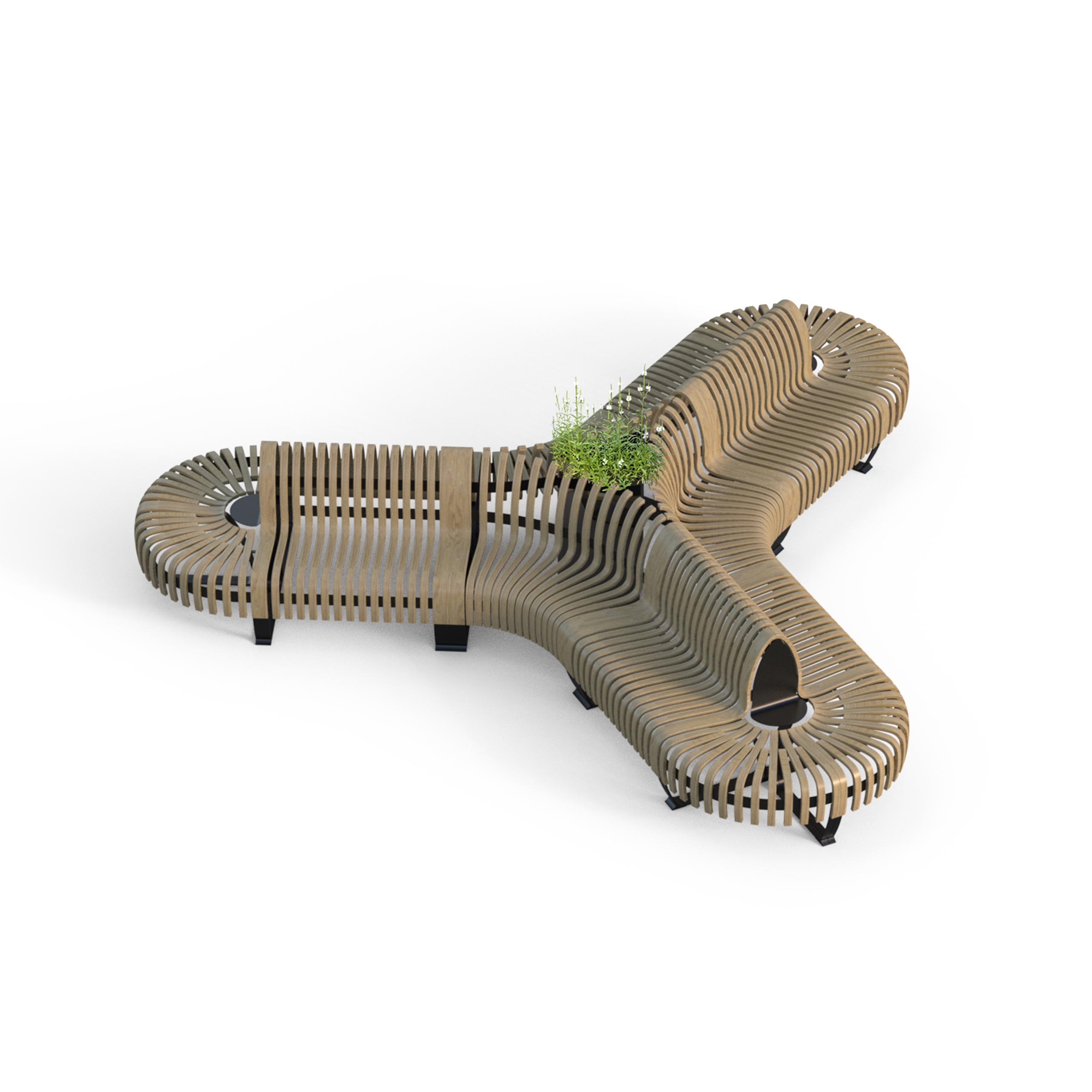 Display product Nova C Crossroad 3 Small configuration from manufacturer Green Furniture Concept