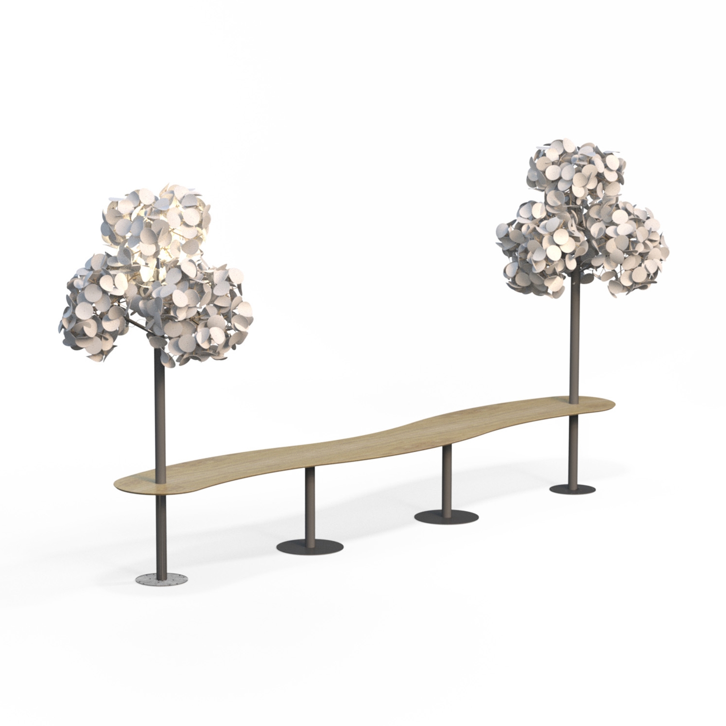 Display product Seamless Table Wiggly w Tree from manufacturer Green Furniture Concept