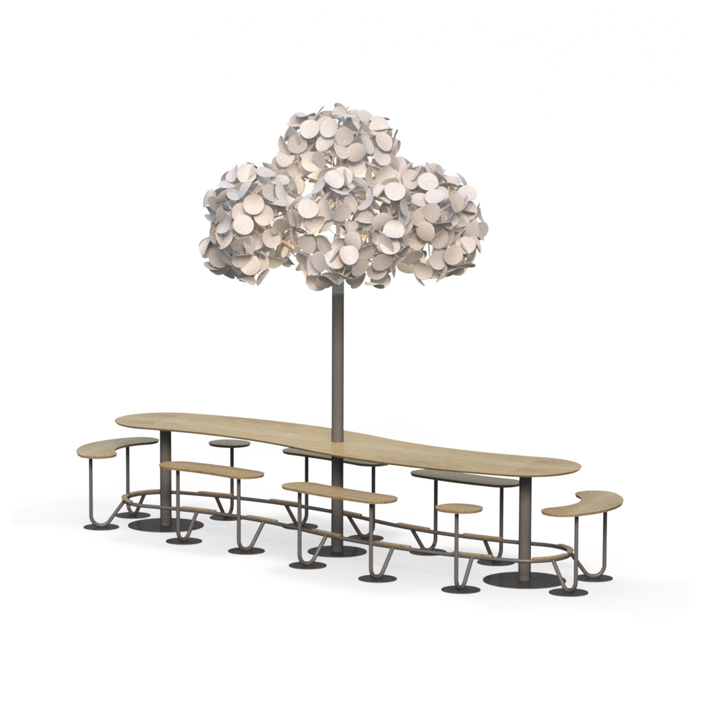 Display product Seamless Bar Seater Tilde w Tree from manufacturer Green Furniture Concept