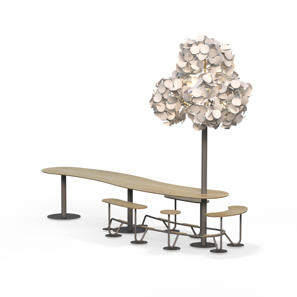 Mostra il prodotto Seamless Bar Seater Wave w Tree del produttore Green Furniture Concept