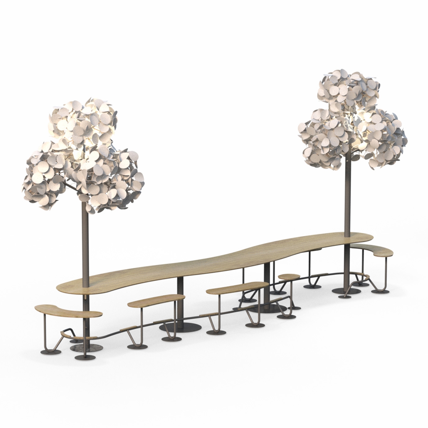 Display product Seamless Bar Seater Wiggly w Tree from manufacturer Green Furniture Concept