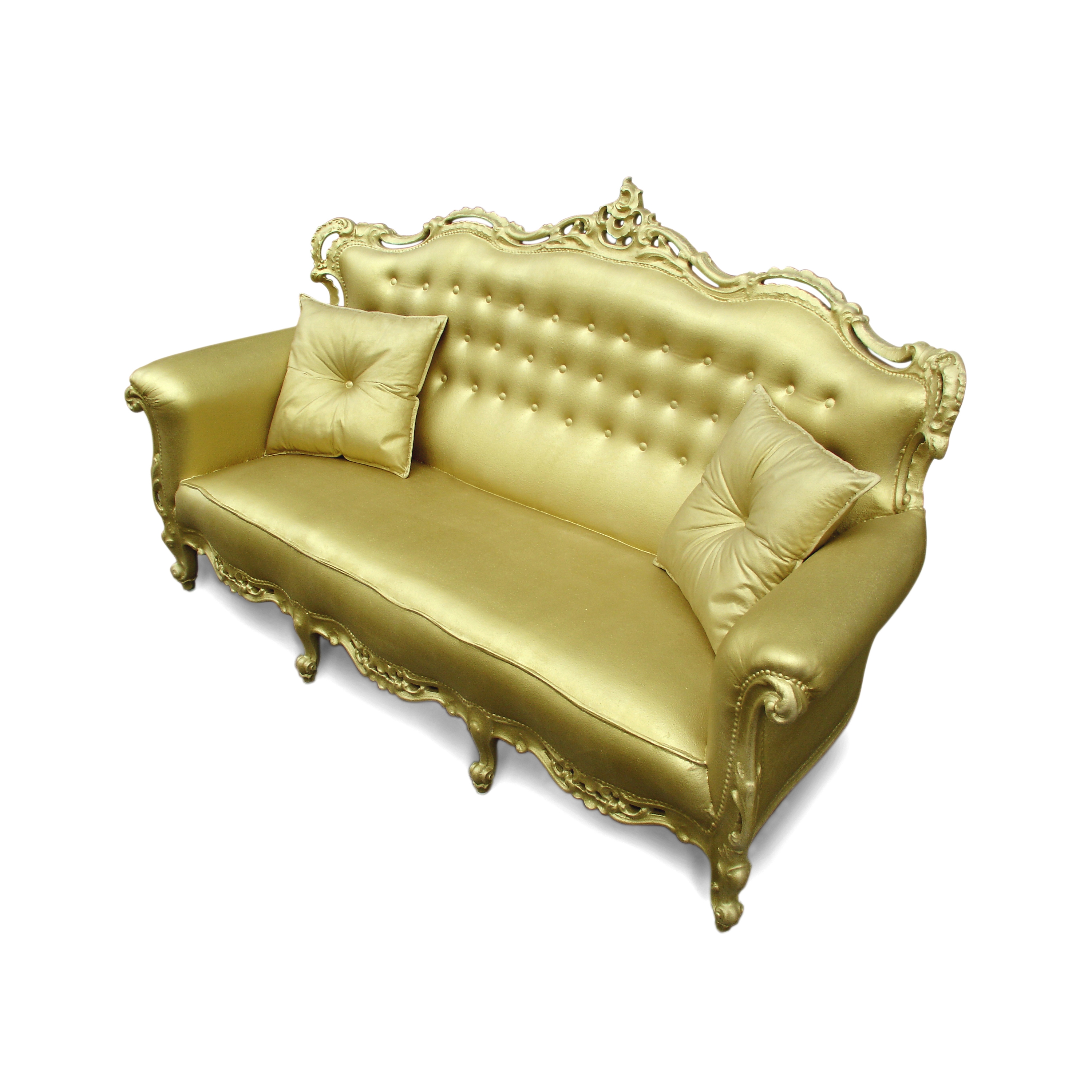 Mostrar el producto Plastic Fantastic sofa gold del fabricante JSPR