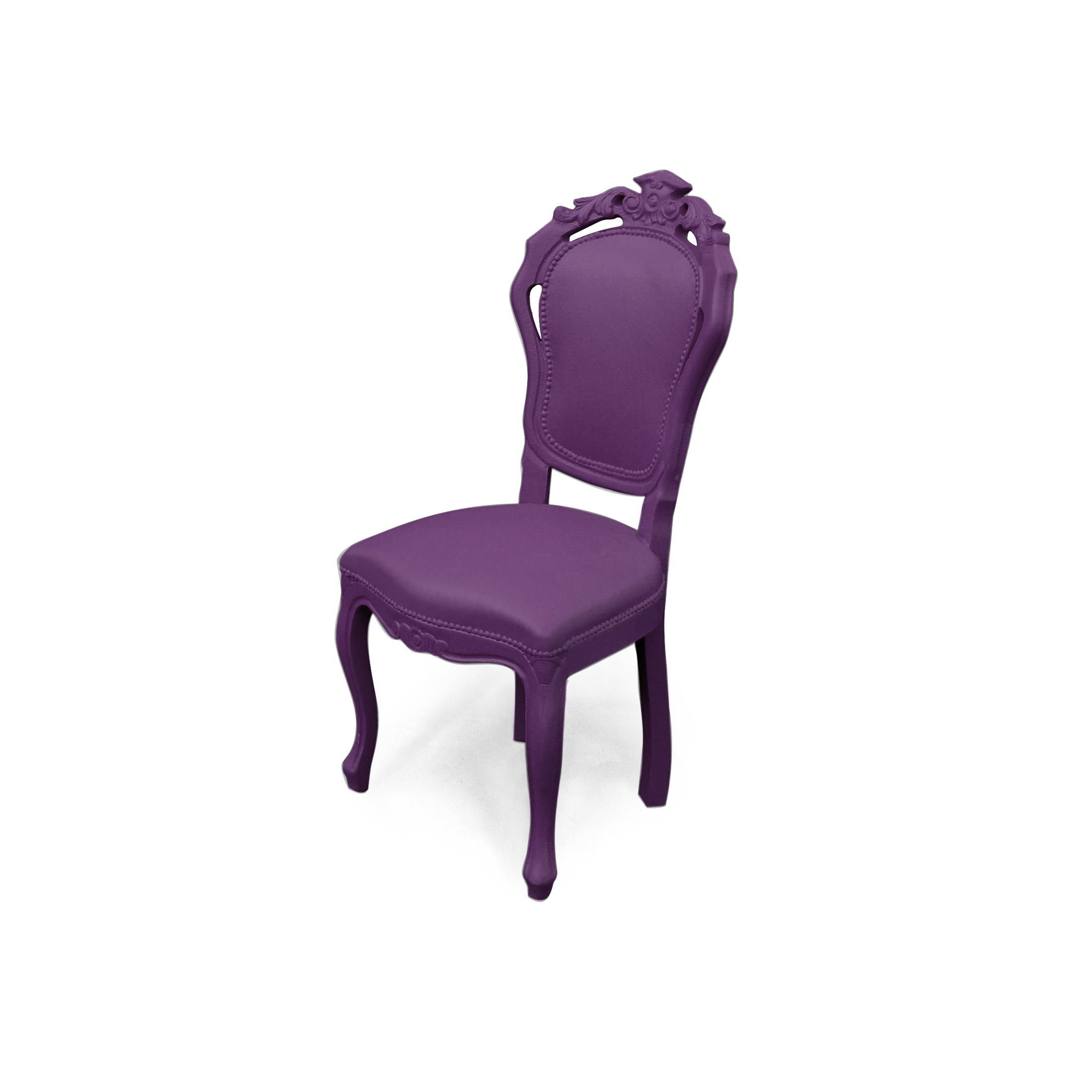 Plastic Fantastic dining chair plumm