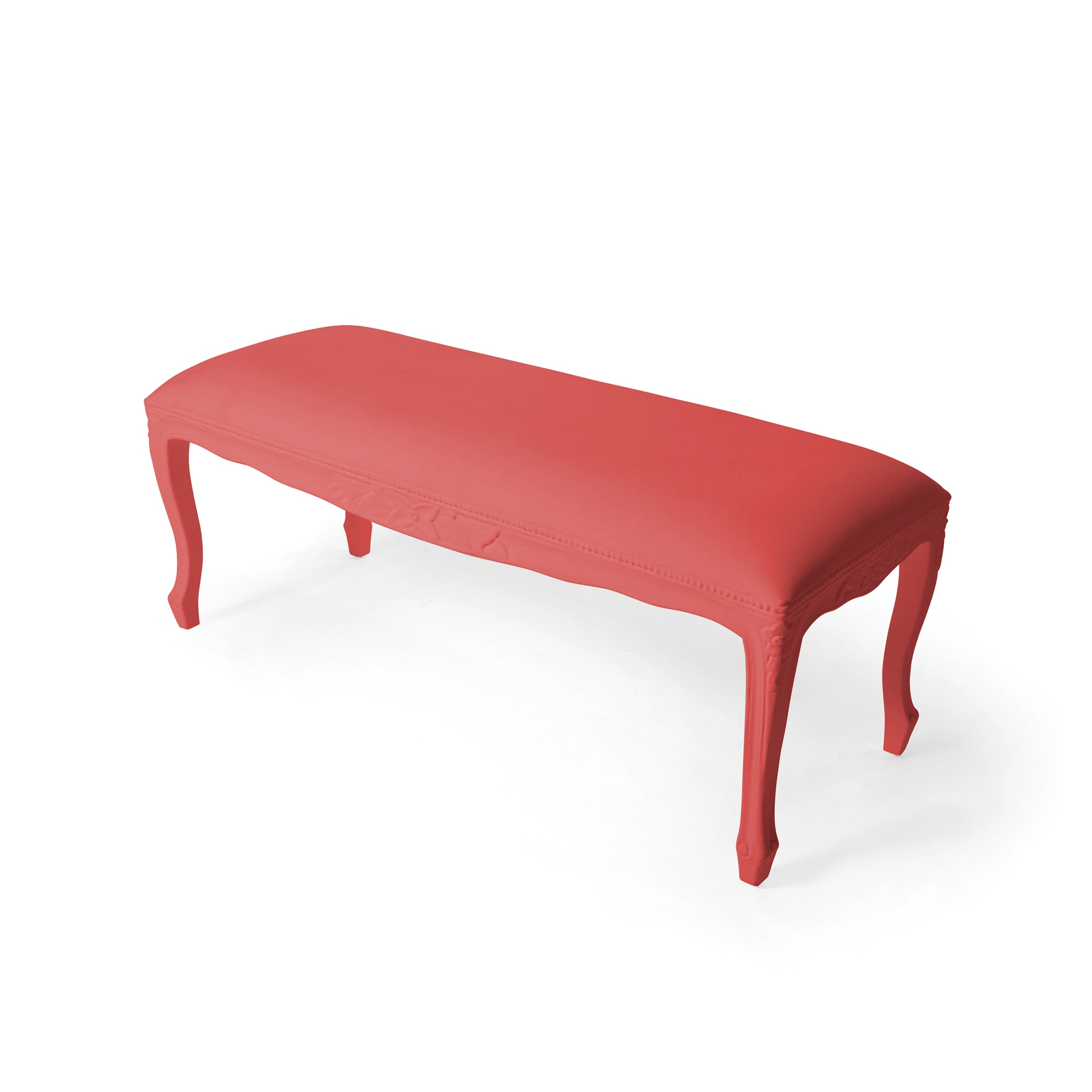 Plastic Fantastic large bench soft pink