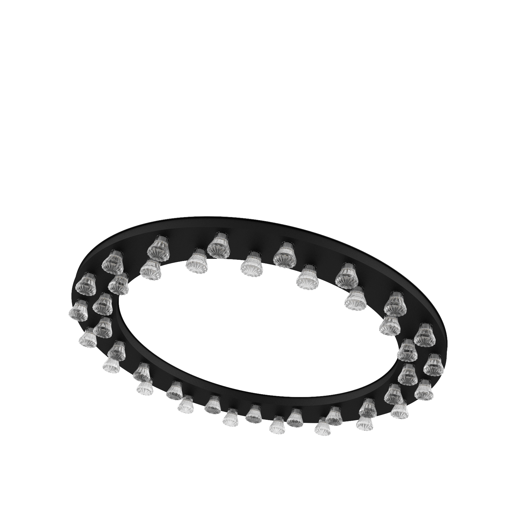 Display product Halo medium double black from manufacturer JSPR