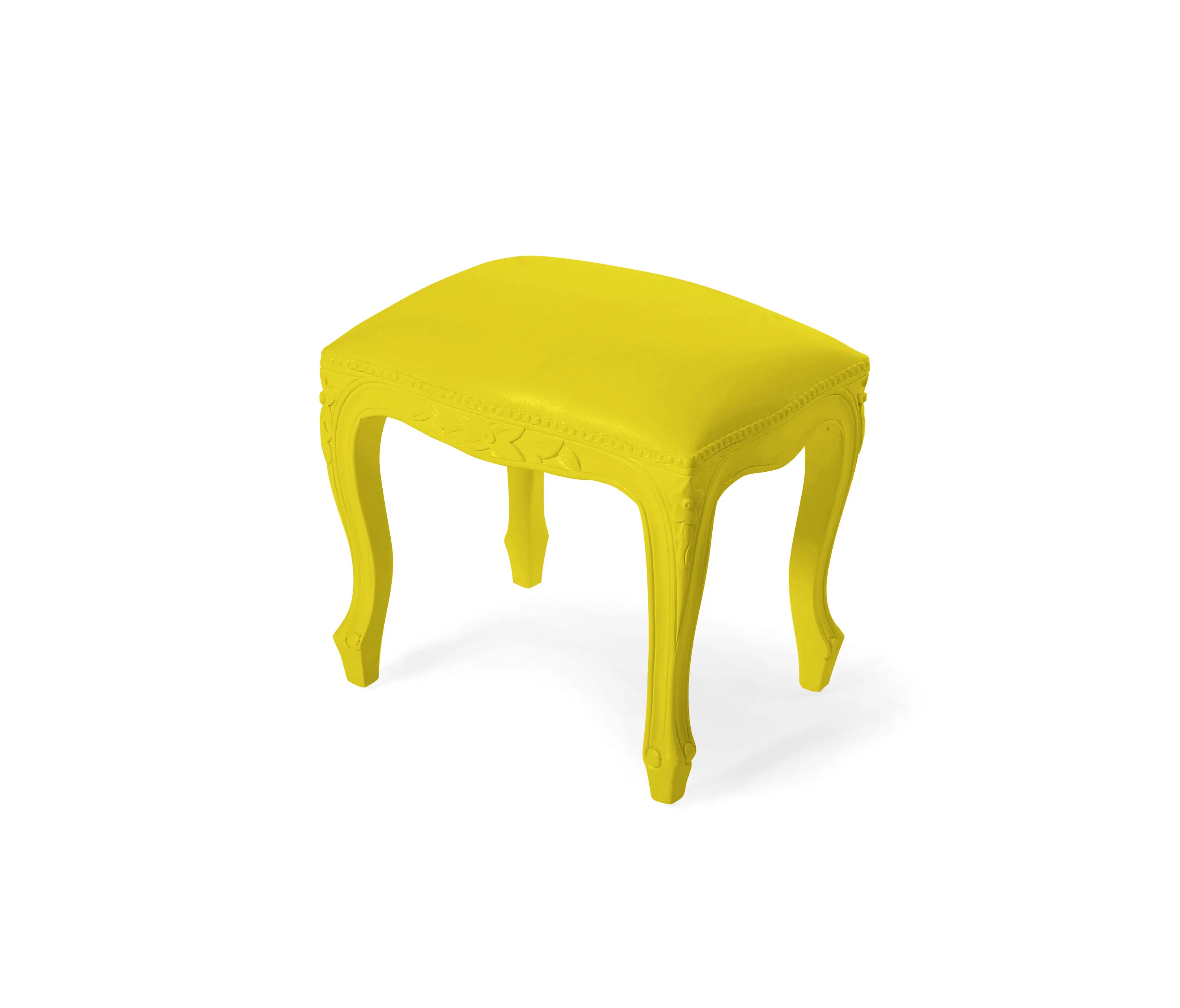 JSPR - Plastic Fantastic small bench yellow