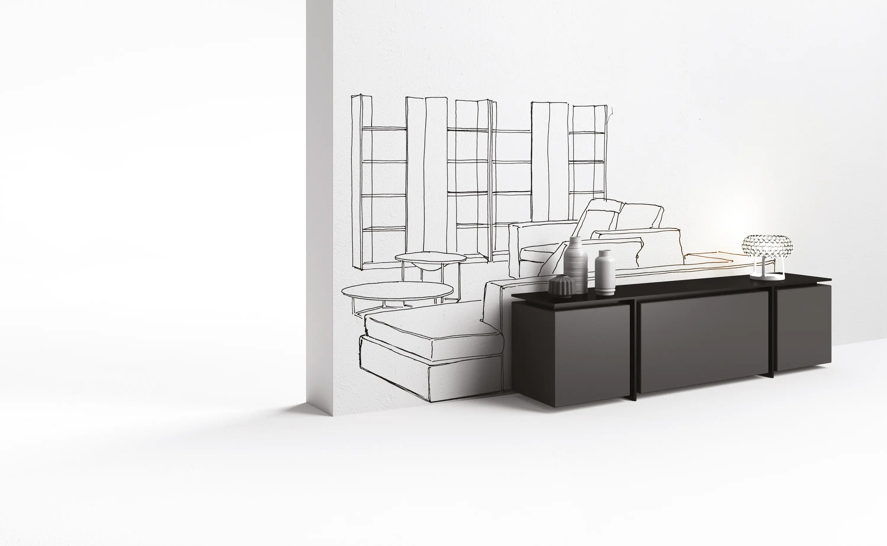 minottiitalia - SUSPANCE credenza
