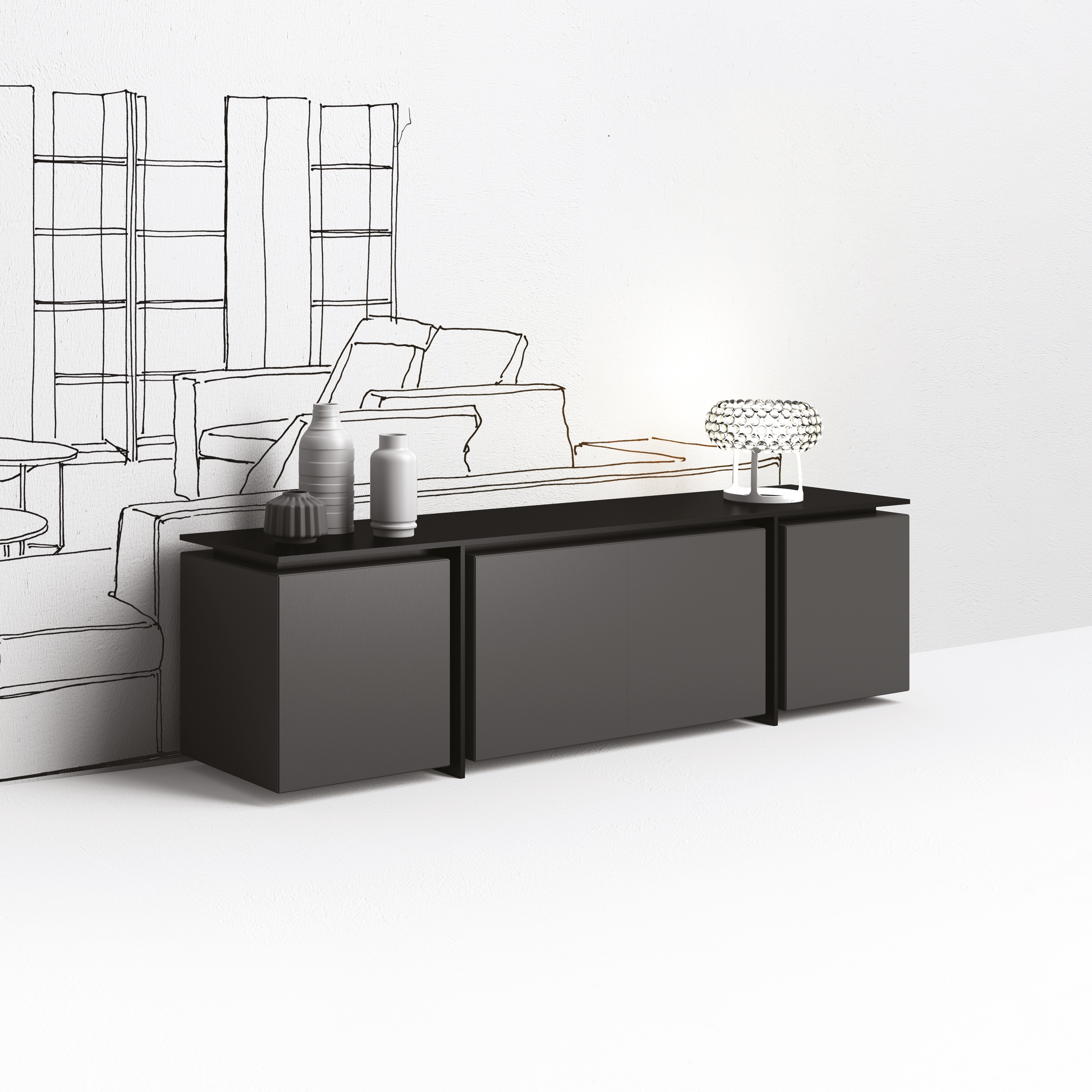 Mostra il prodotto SUSPANCE credenza del produttore minottiitalia