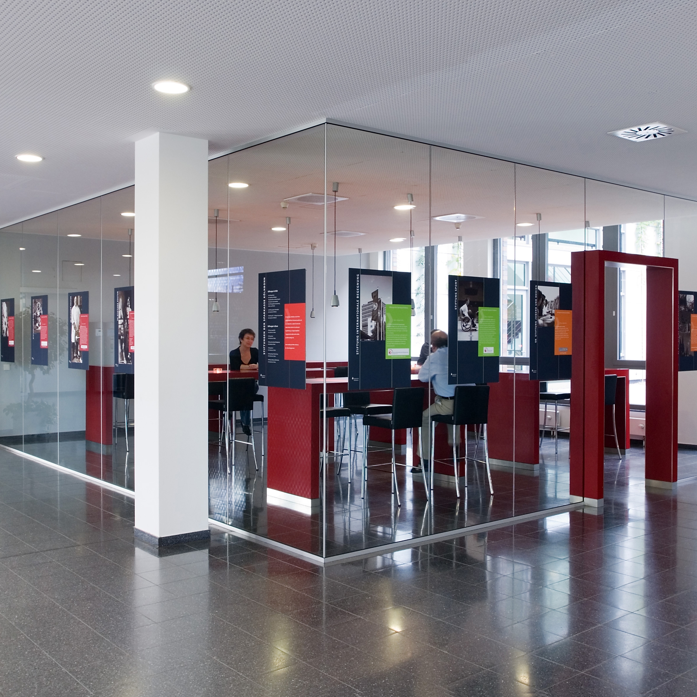 Display product TS5 Aluminium from manufacturer Scheicher.Wand