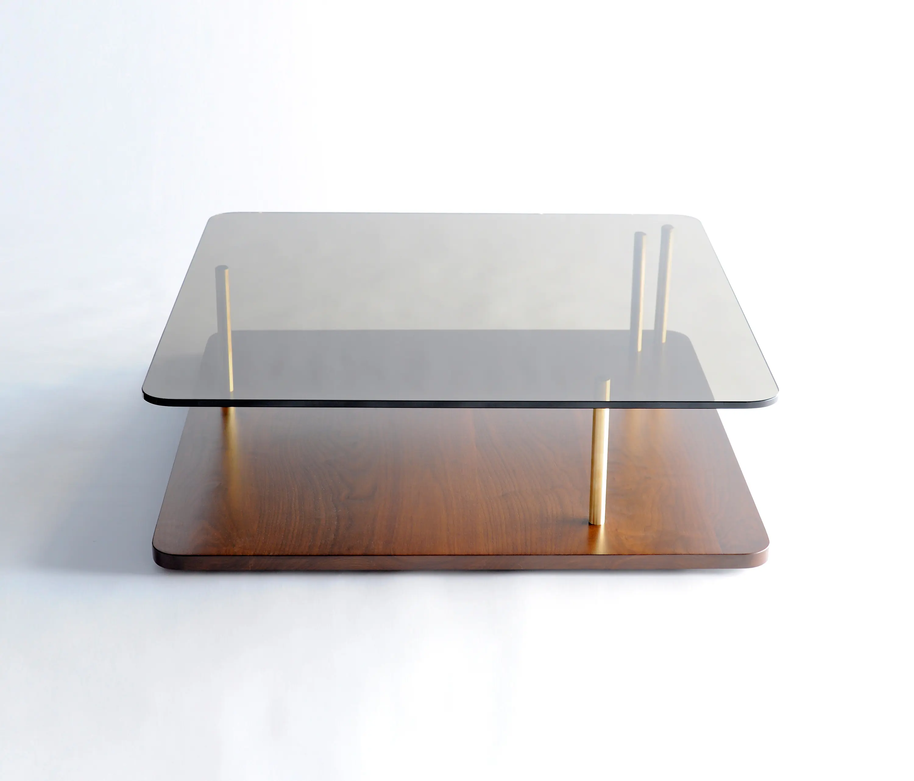 Phase Design - Points of Interest Coffee Table, Wood Base