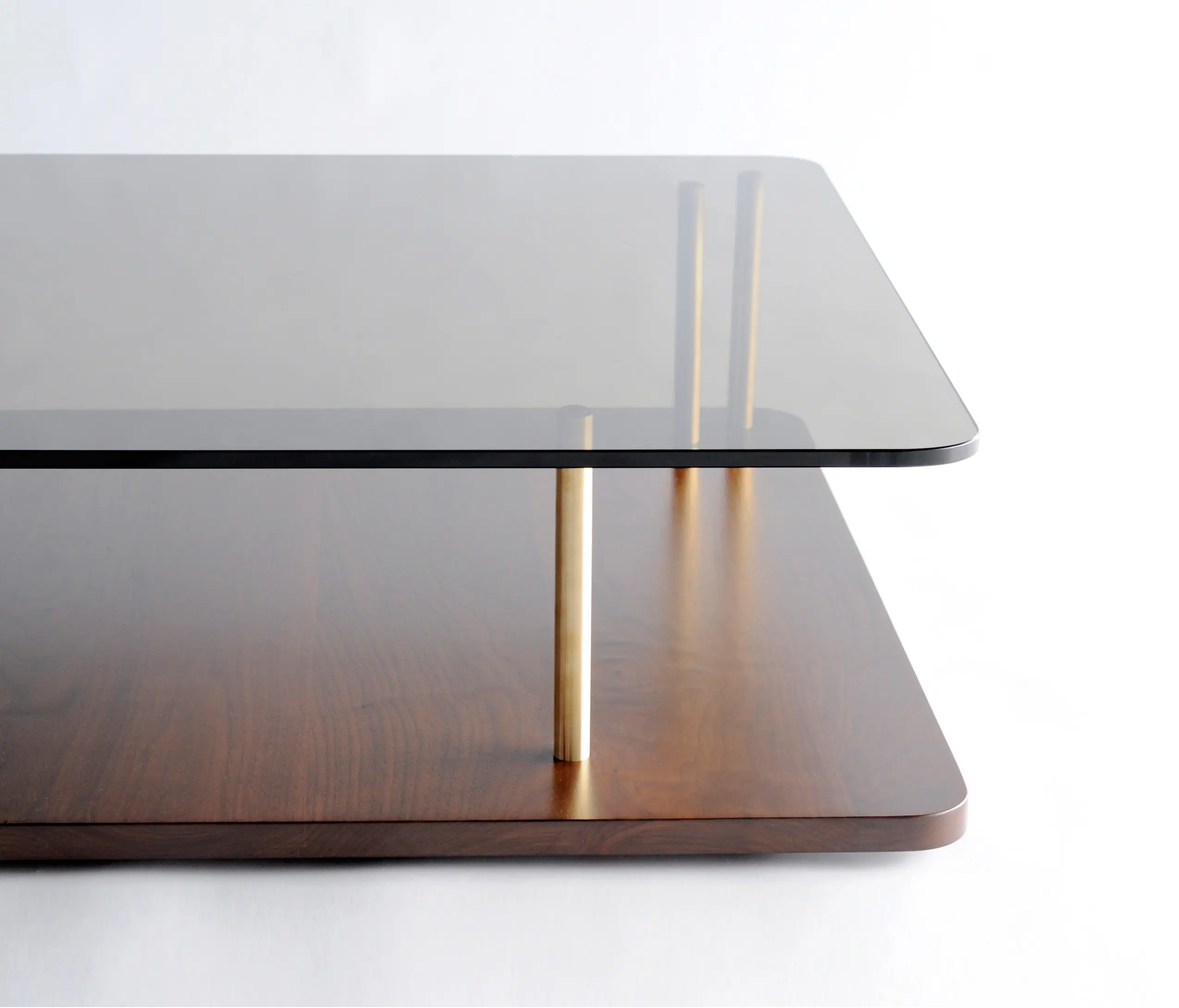 Phase Design - Points of Interest Coffee Table, Wood Base