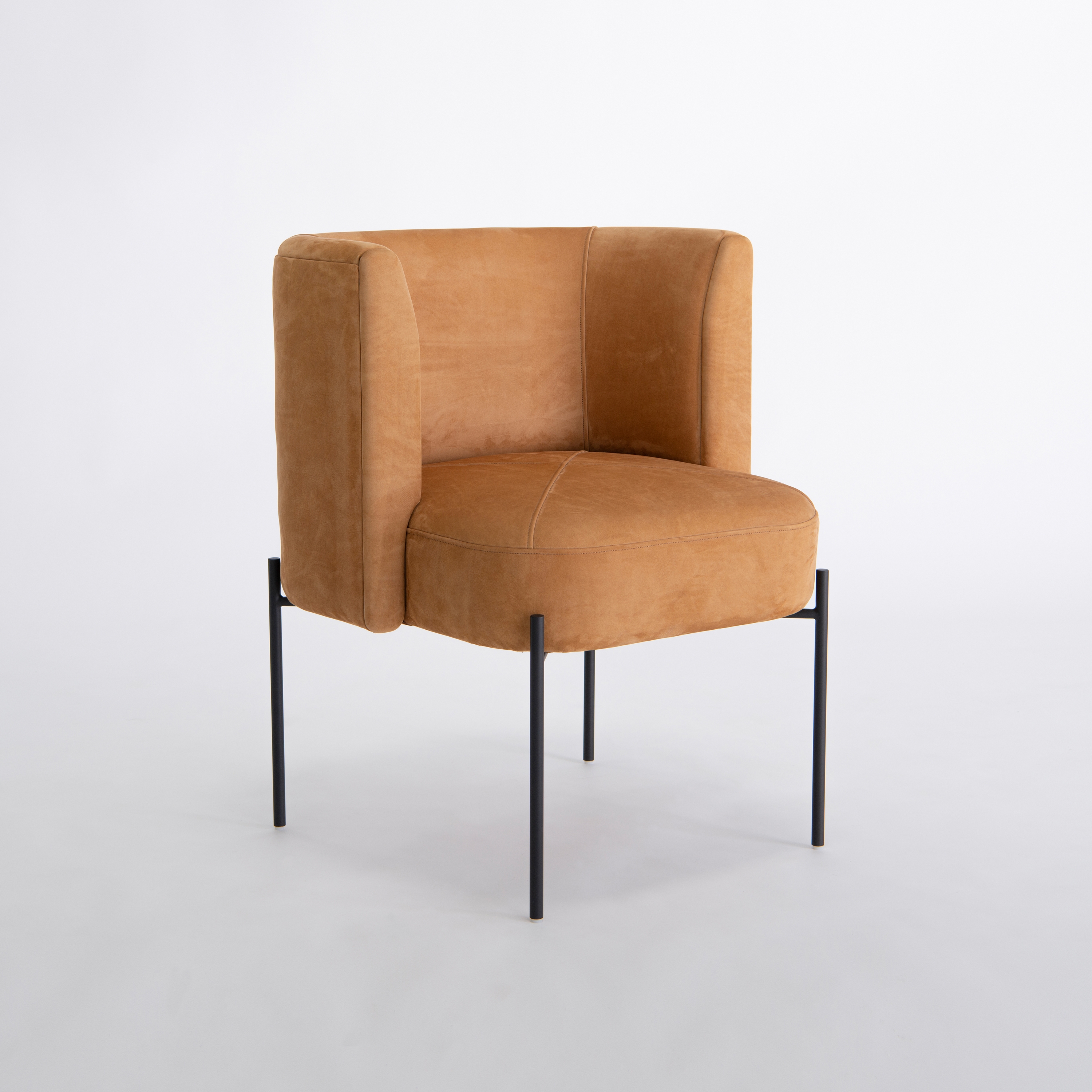 Vertoon produk Capper Side Chair - Metal Base van vervaardiger Phase Design