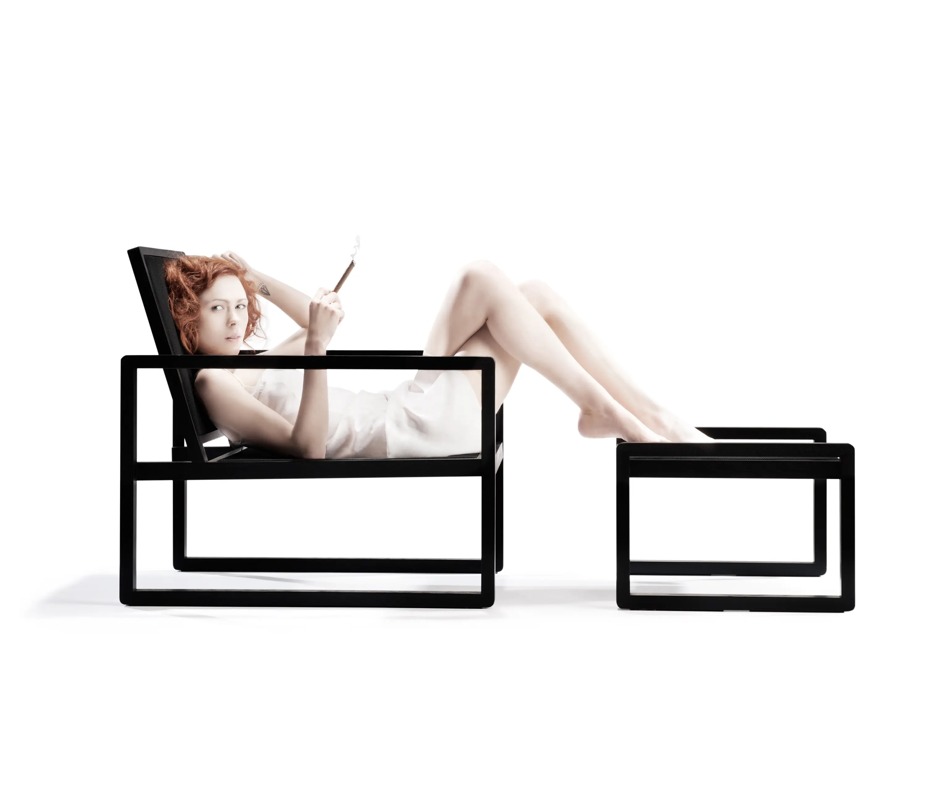 Indera - Lazy Sunday footstool