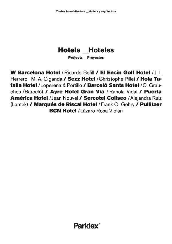 Preview image for the file Hotels Projects 2014 (EN, ES)