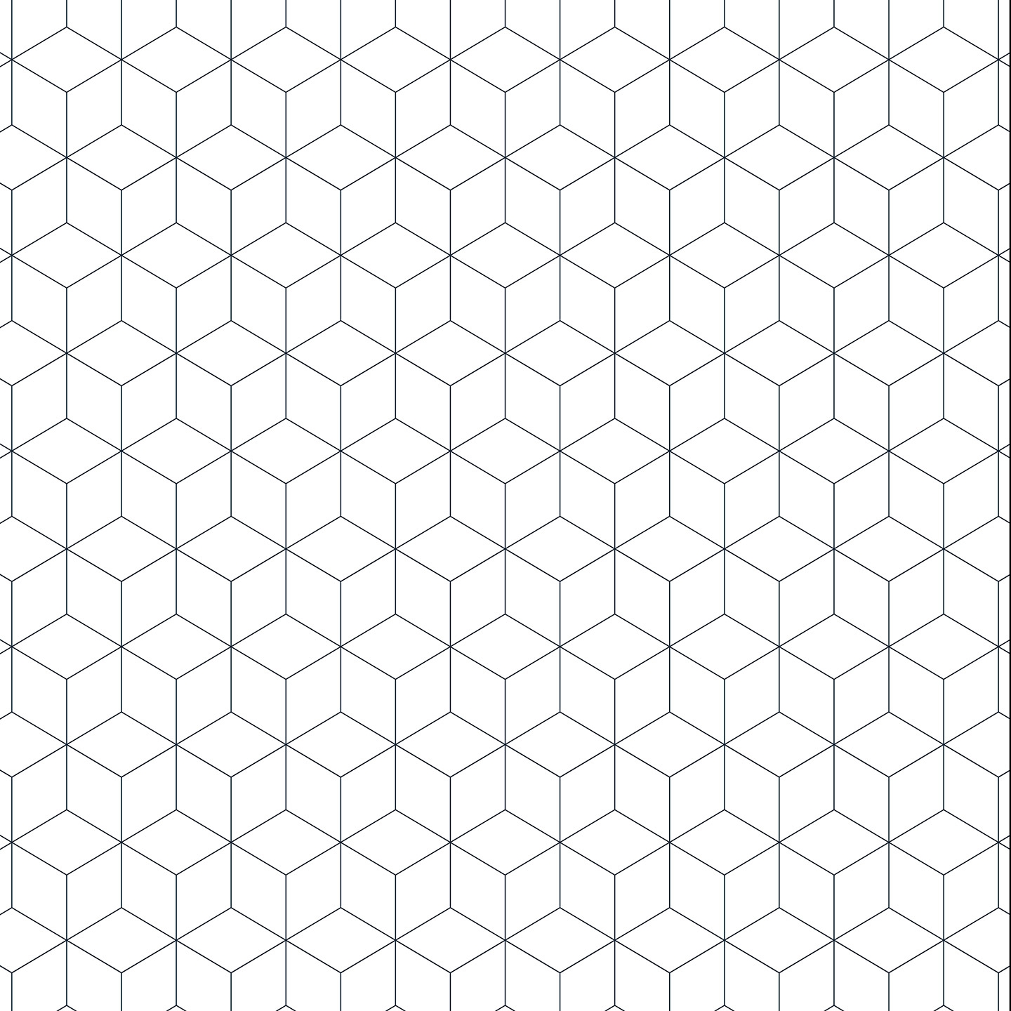 Display product RESOPAL Hexacub White from manufacturer Resopal