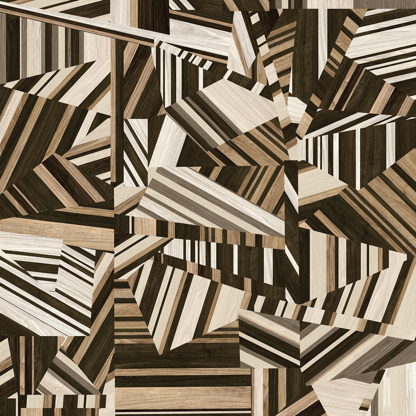 Vertoon produk RESOPAL Woods | Marquetry Harlequin van vervaardiger Resopal
