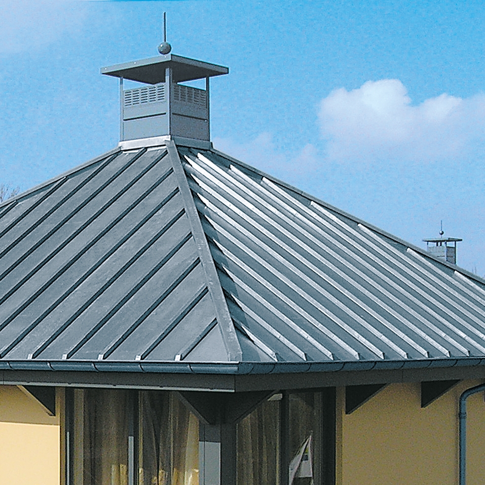 Mostra il prodotto Roof covering | Click roll cap del produttore RHEINZINK