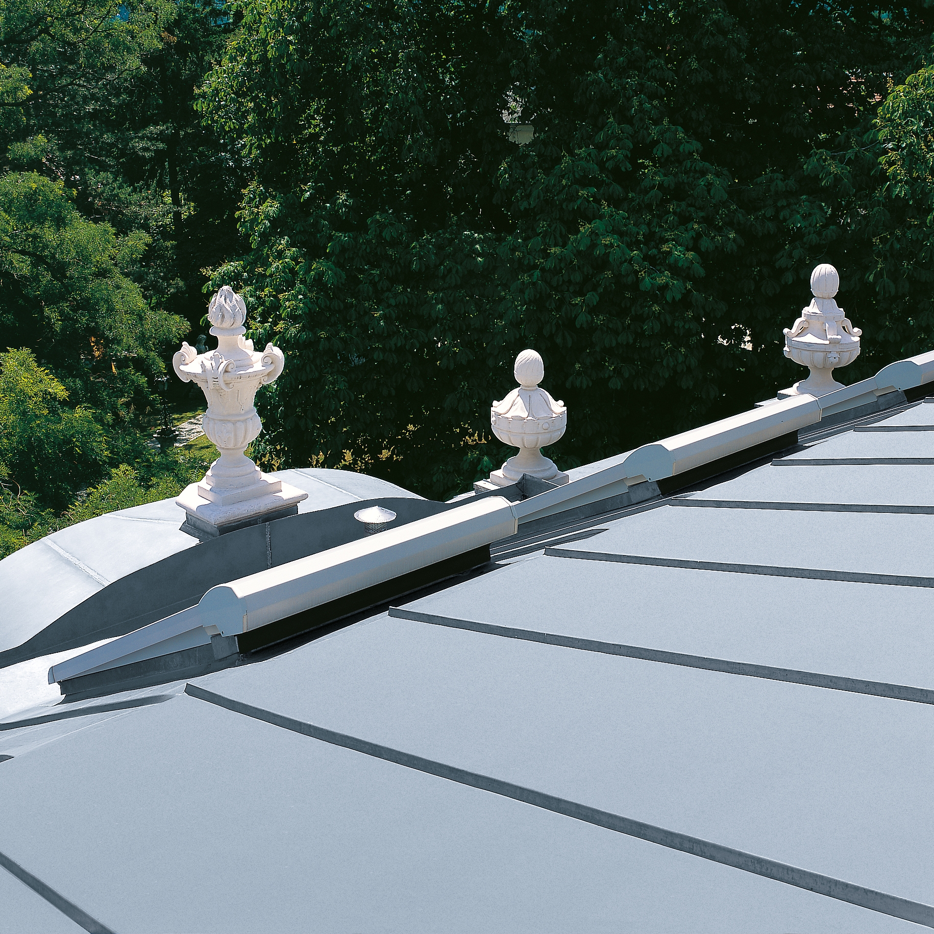 Mostra il prodotto Roof covering | Angled standing seam del produttore RHEINZINK