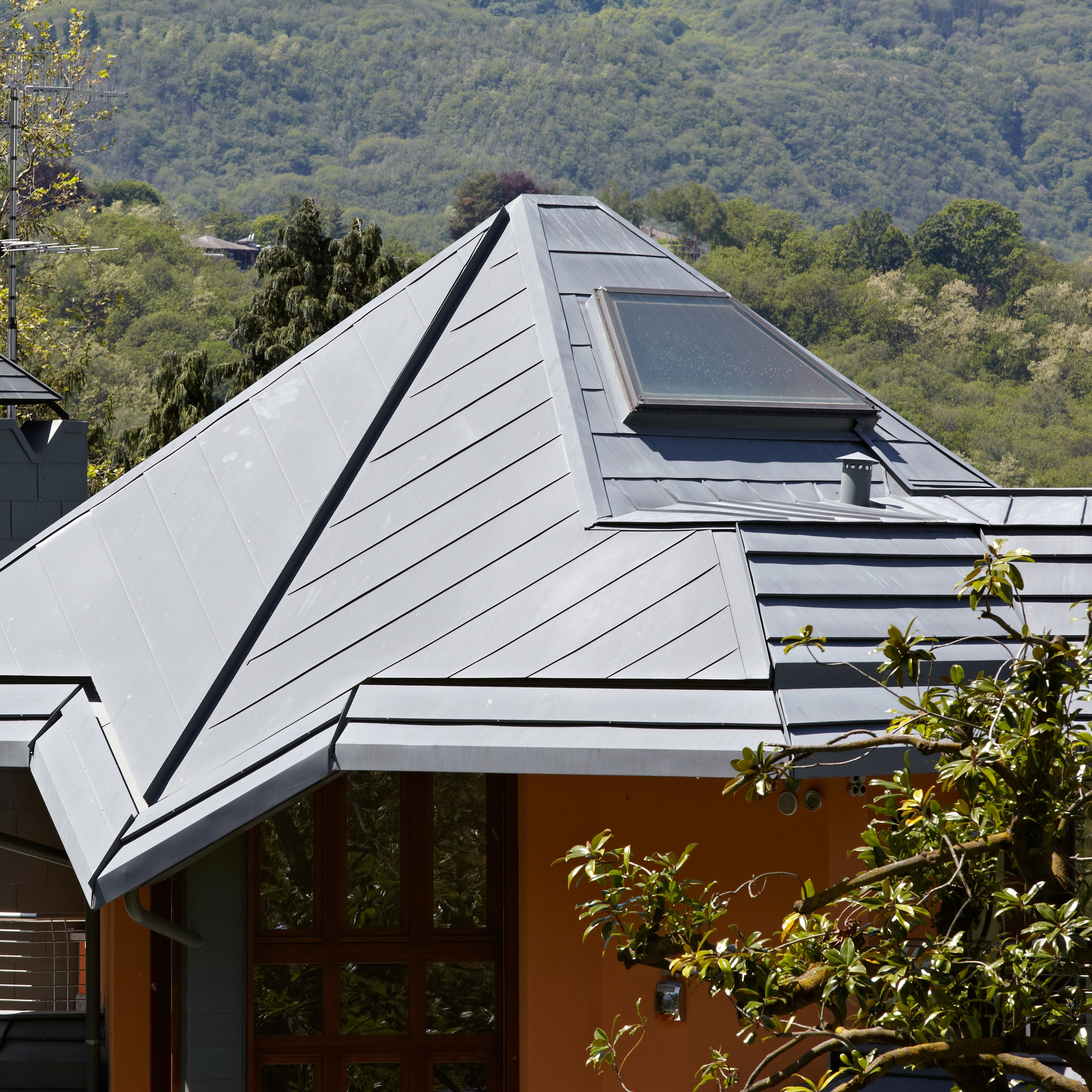 Mostra il prodotto Roof covering | Angled standing seam del produttore RHEINZINK