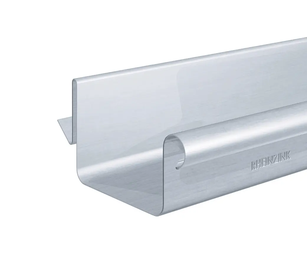 RHEINZINK - Roof drainage | Balcony plug-in gutter