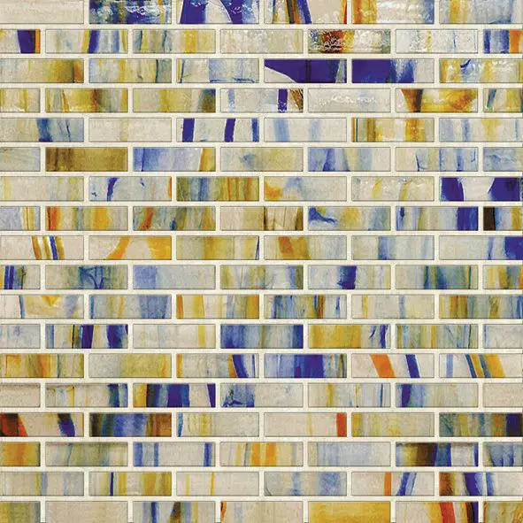Hirsch Glass - Braided JewelStone Glass Mosaic H01240