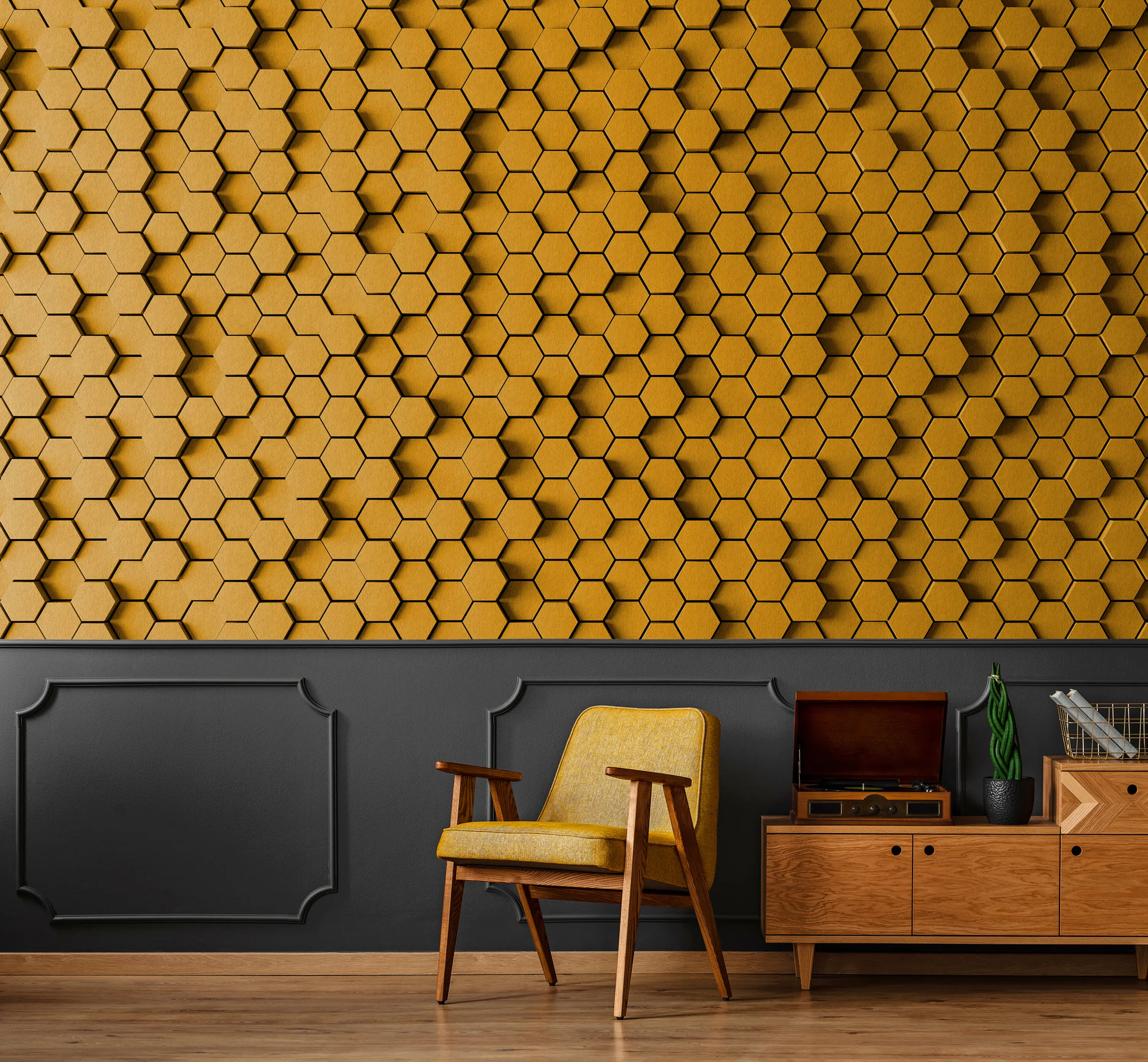 Architects Paper - Walls By Patel 2 | Wallpaper DD113322 Honeycomb 1