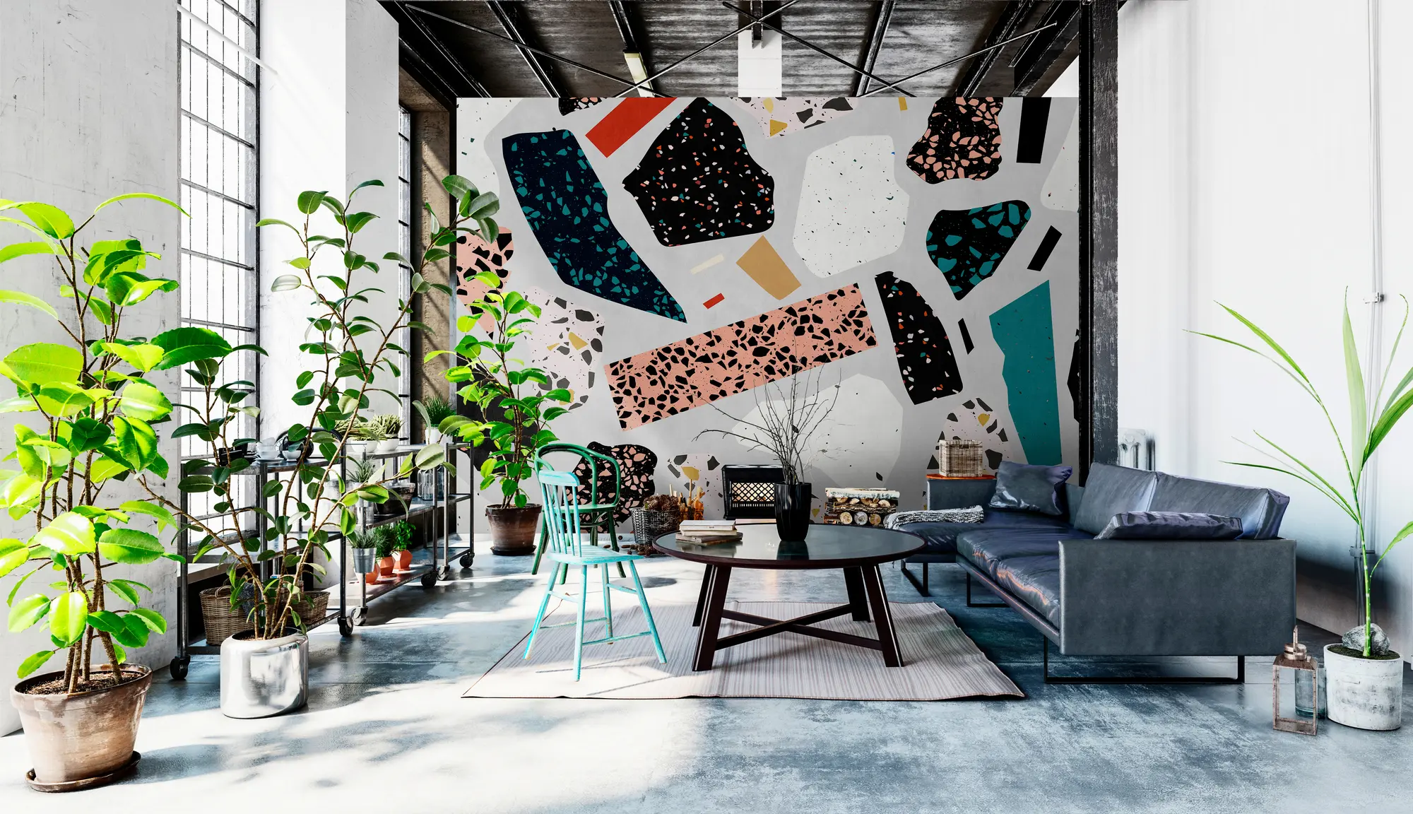 Architects Paper - Walls By Patel 2 | Tapete | Digitaldruck DD113627 Terrazzo 1